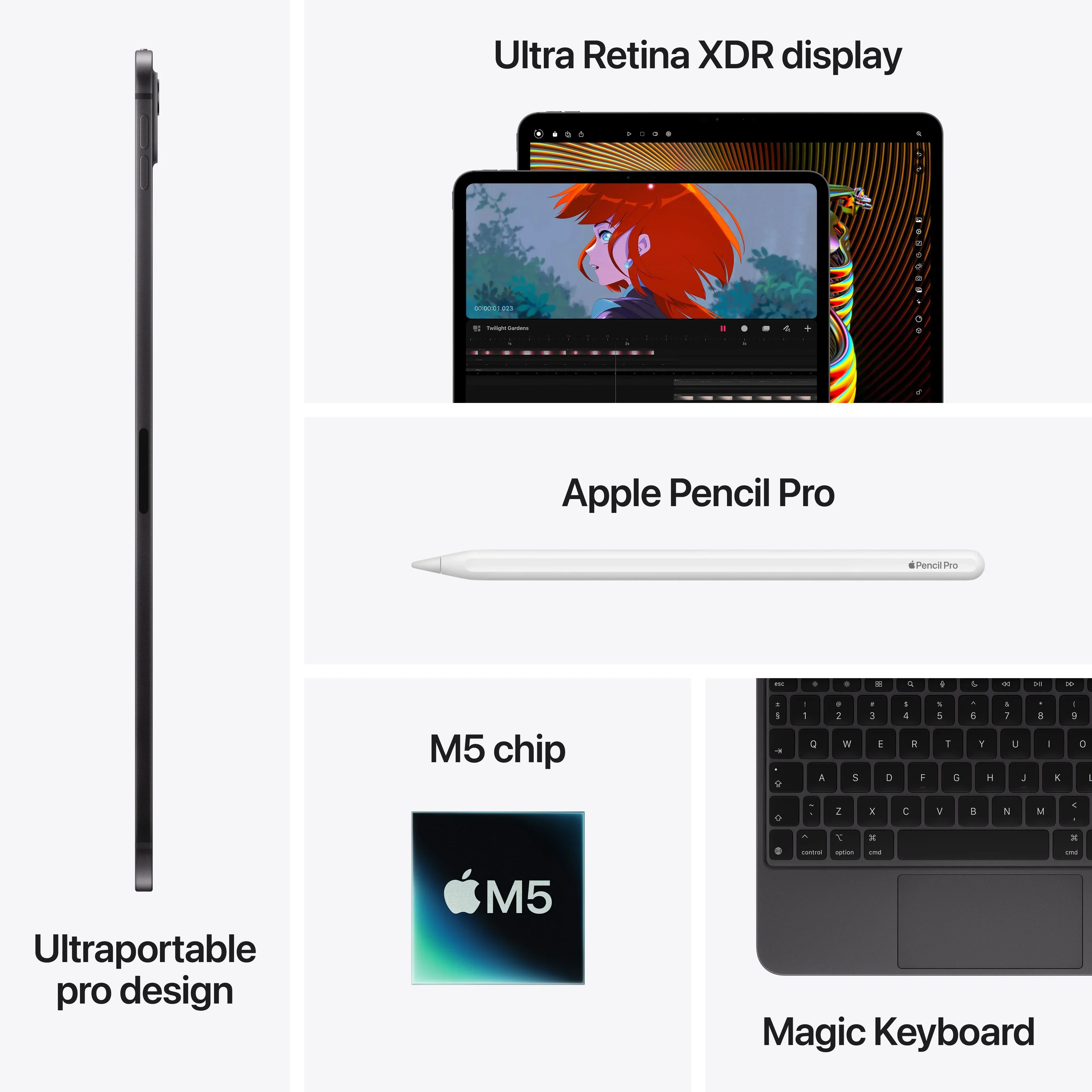 iPad Pro 11" M5, 2TB, Wi-Fi, Standard Glass, Silver - Image 8