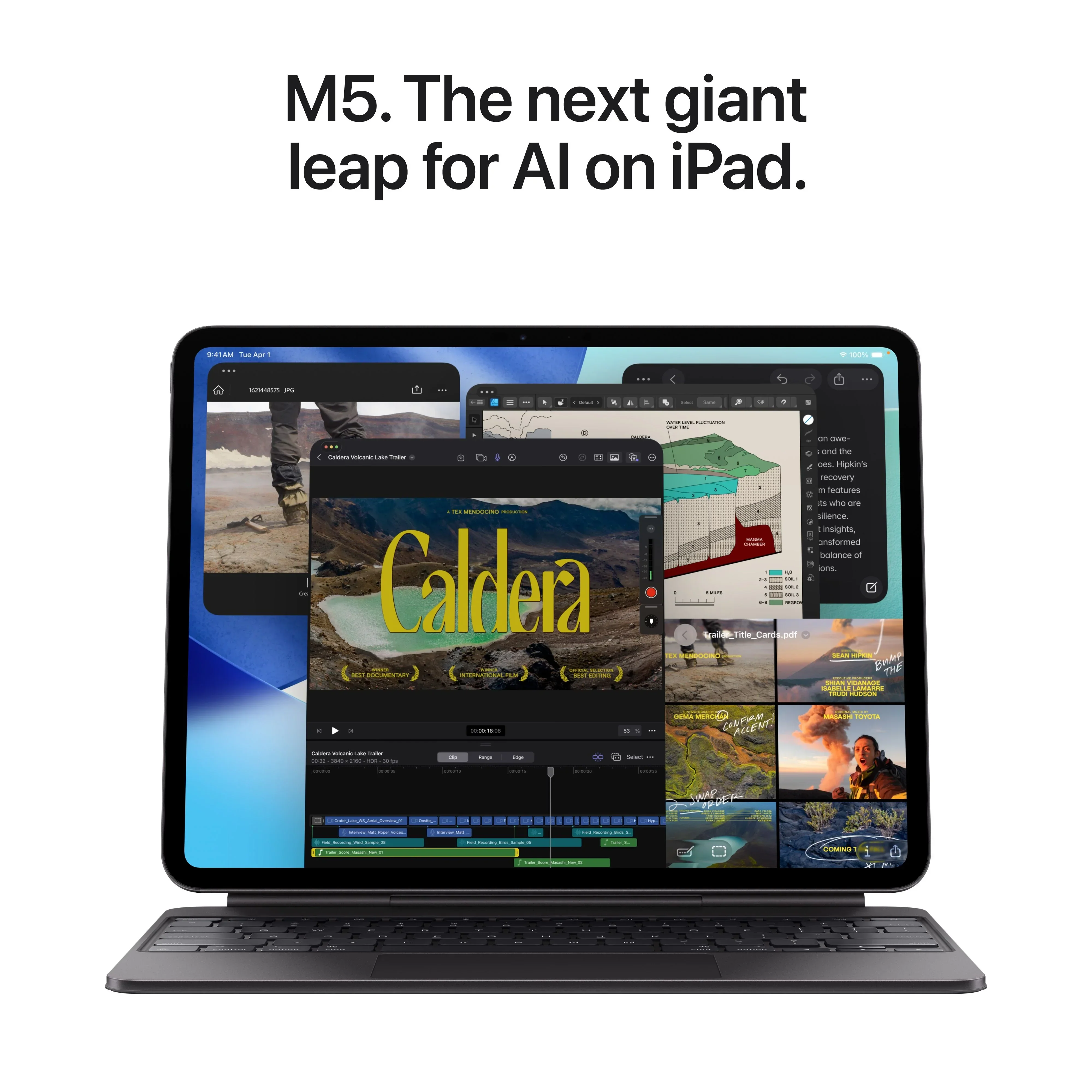 iPad Pro 11" M5, 2TB, Cellular, Nano-texture glass, Silver - Image 4