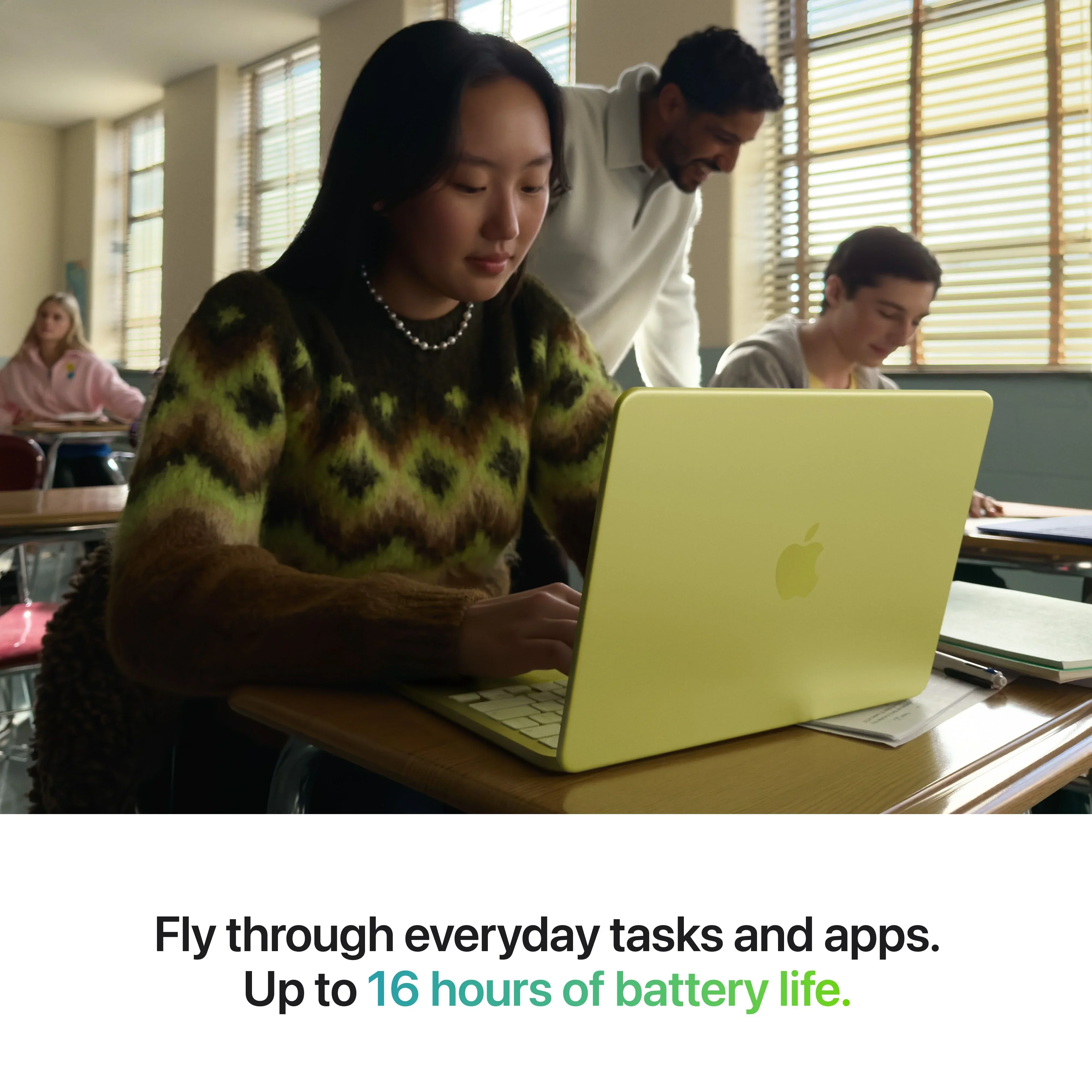 MacBook Neo 13", procesor Apple A18 Pro, 6 nuclee CPU si 5 nuclee GPU, Magic Keyboard si Touch ID, 512GB SSD, Blush - Image 4