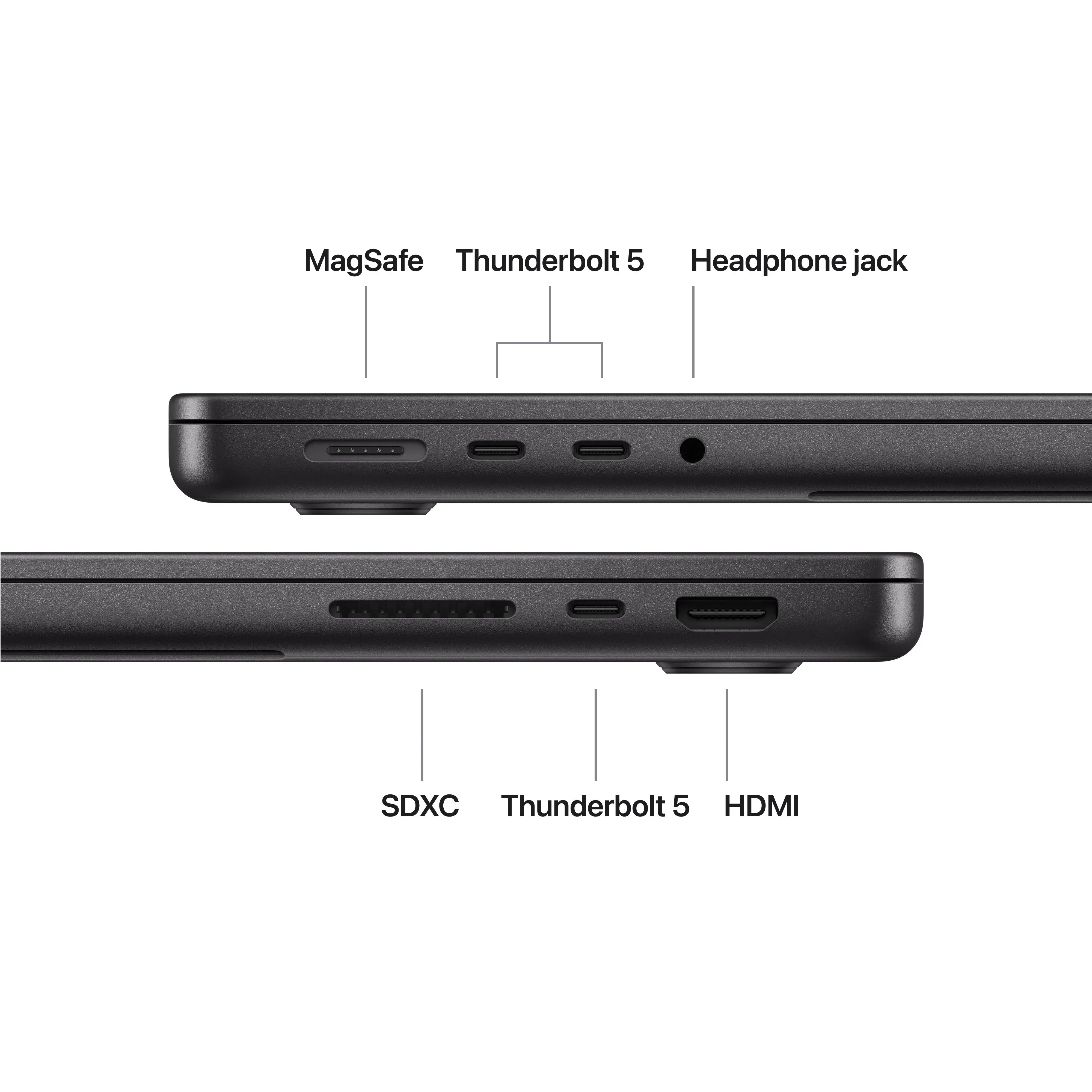MacBook Pro 14", procesor Apple M5 Pro, 15 nuclee CPU si 16 nuclee GPU, 24GB, 1TB SSD, Space Black, INT KB - Image 7