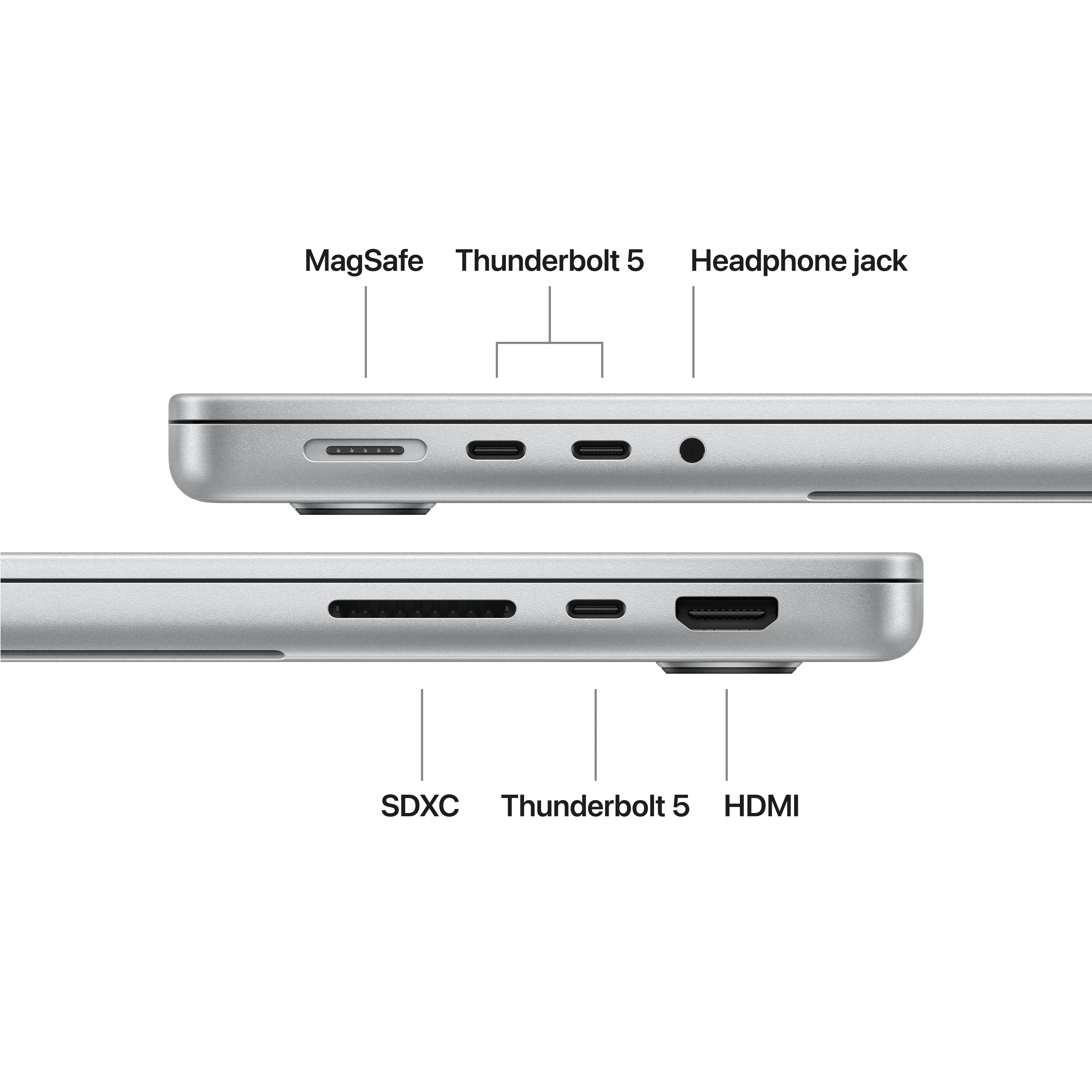 MacBook Pro 14", procesor Apple M5 Pro, 15 nuclee CPU si 16 nuclee GPU, 24GB, 2TB SSD, Silver, INT KB - Image 7
