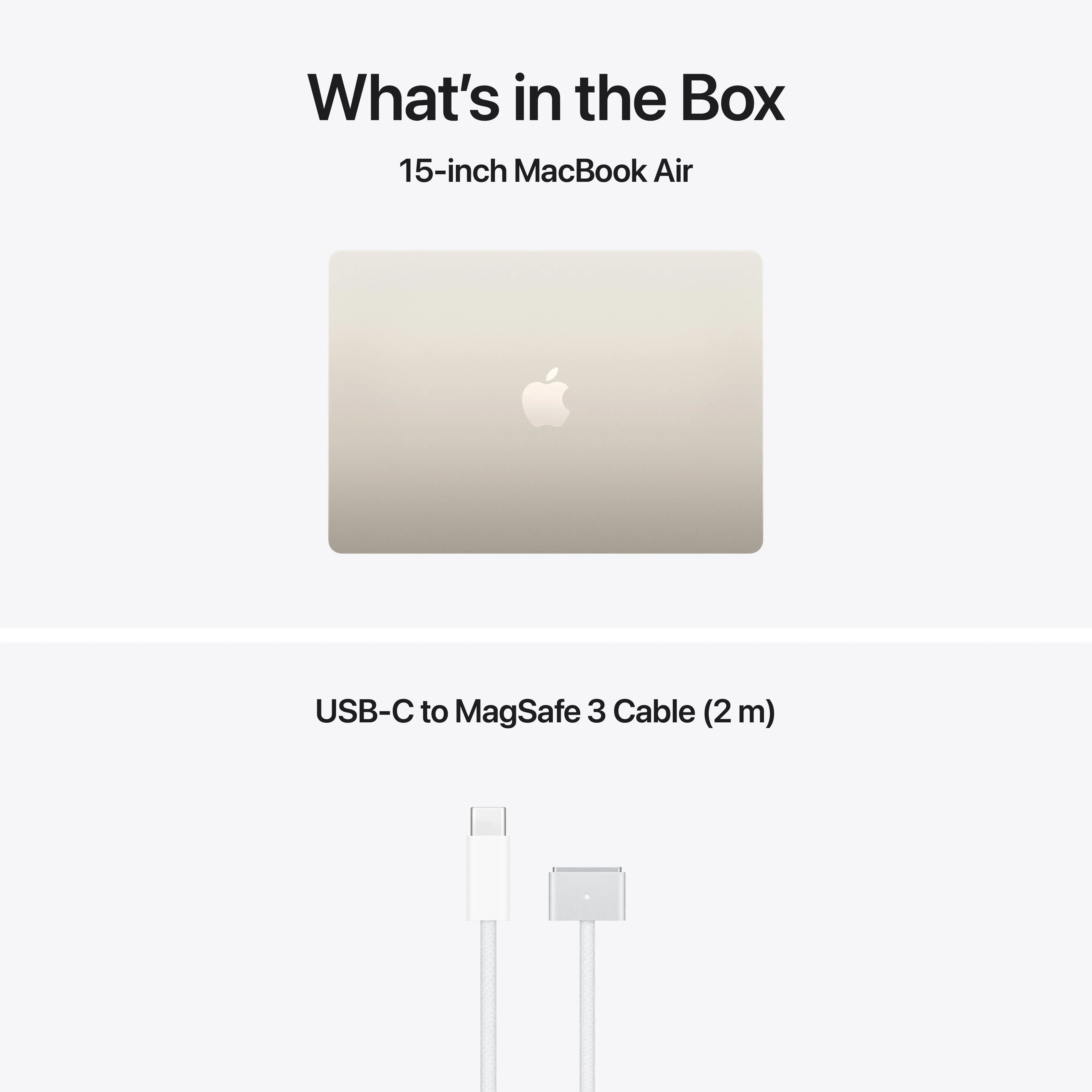 MacBook Air 15", procesor Apple M5, 10 nuclee CPU si 10 nuclee GPU, 16GB, 512GB SSD, Starlight, INT KB - Image 9
