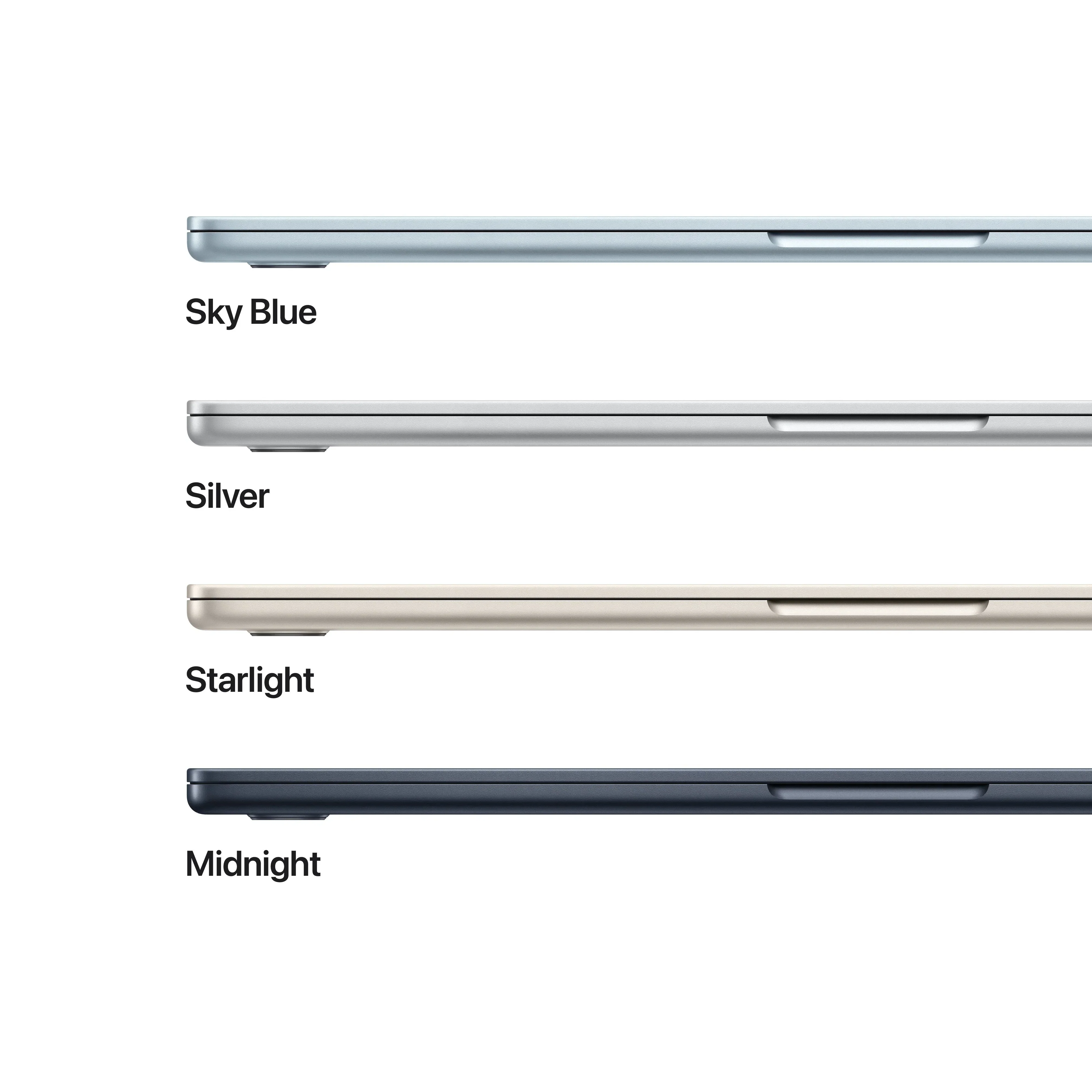 MacBook Air 15", procesor Apple M5, 10 nuclee CPU si 10 nuclee GPU, 16GB, 1TB SSD, Midnight, INT KB - Image 3