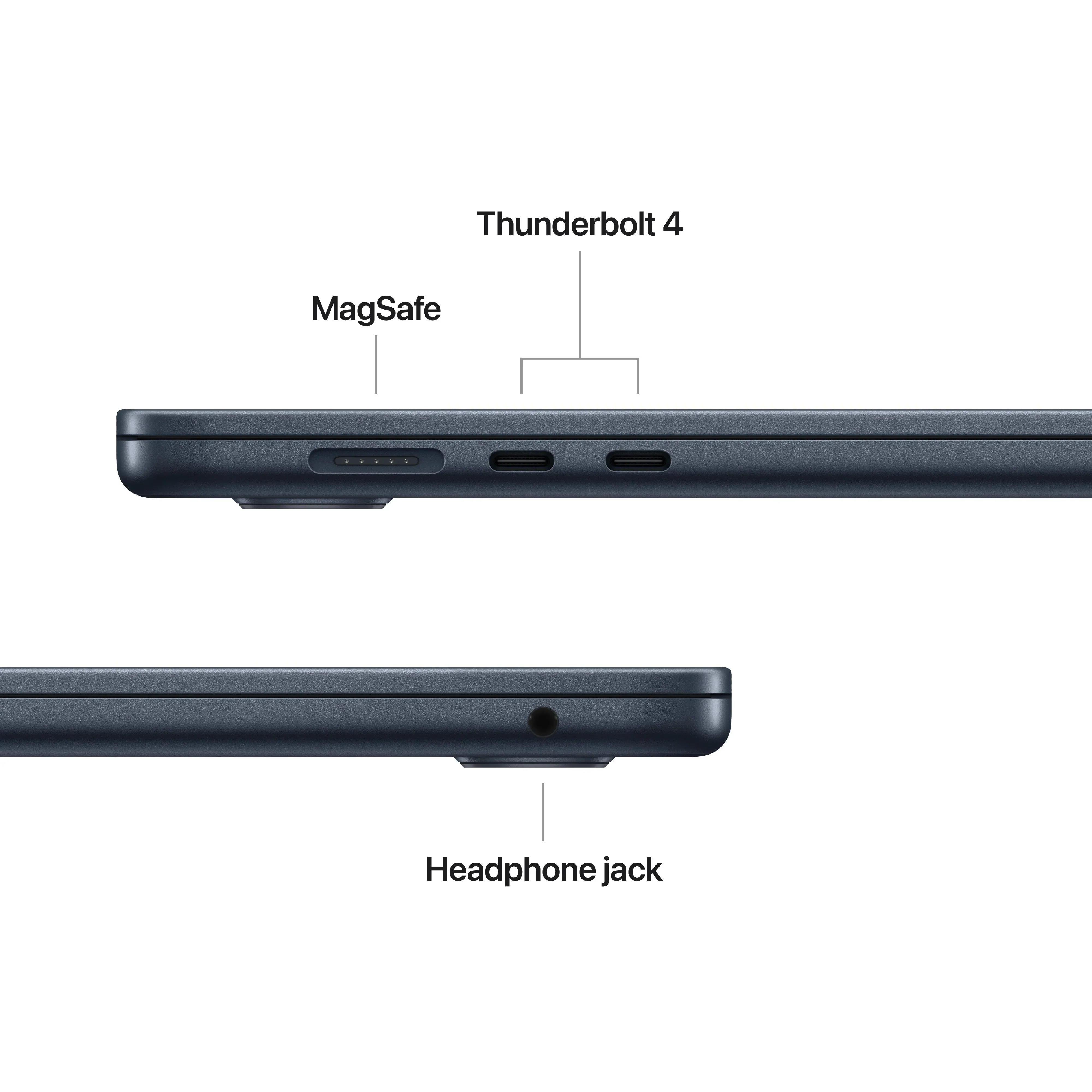 MacBook Air 15", procesor Apple M5, 10 nuclee CPU si 10 nuclee GPU, 16GB, 1TB SSD, Midnight, INT KB - Image 6