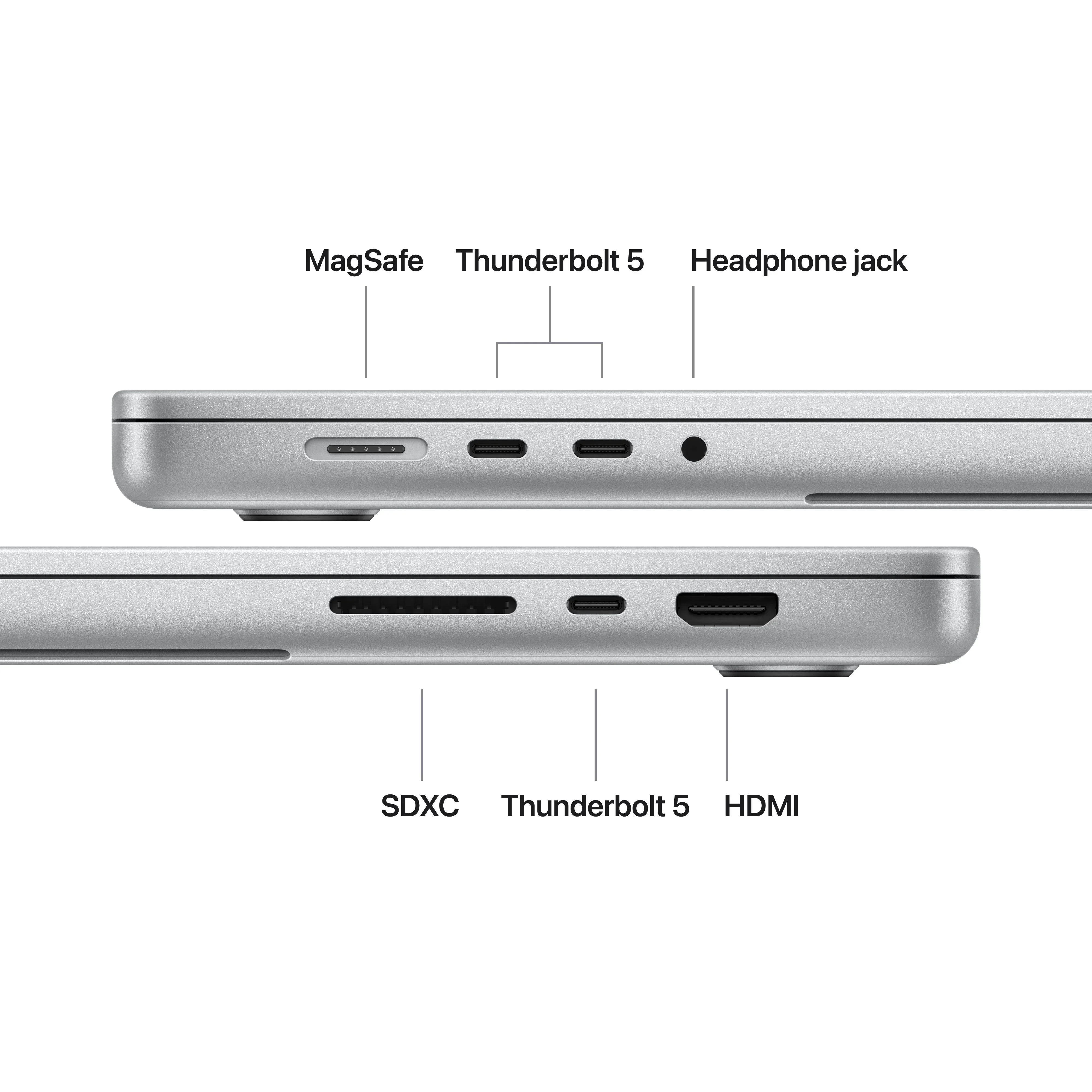 MacBook Pro 16", procesor Apple M5 Max, 18 nuclee CPU si 32 nuclee GPU, 36GB, 2TB SSD, Silver, INT KB - Image 7