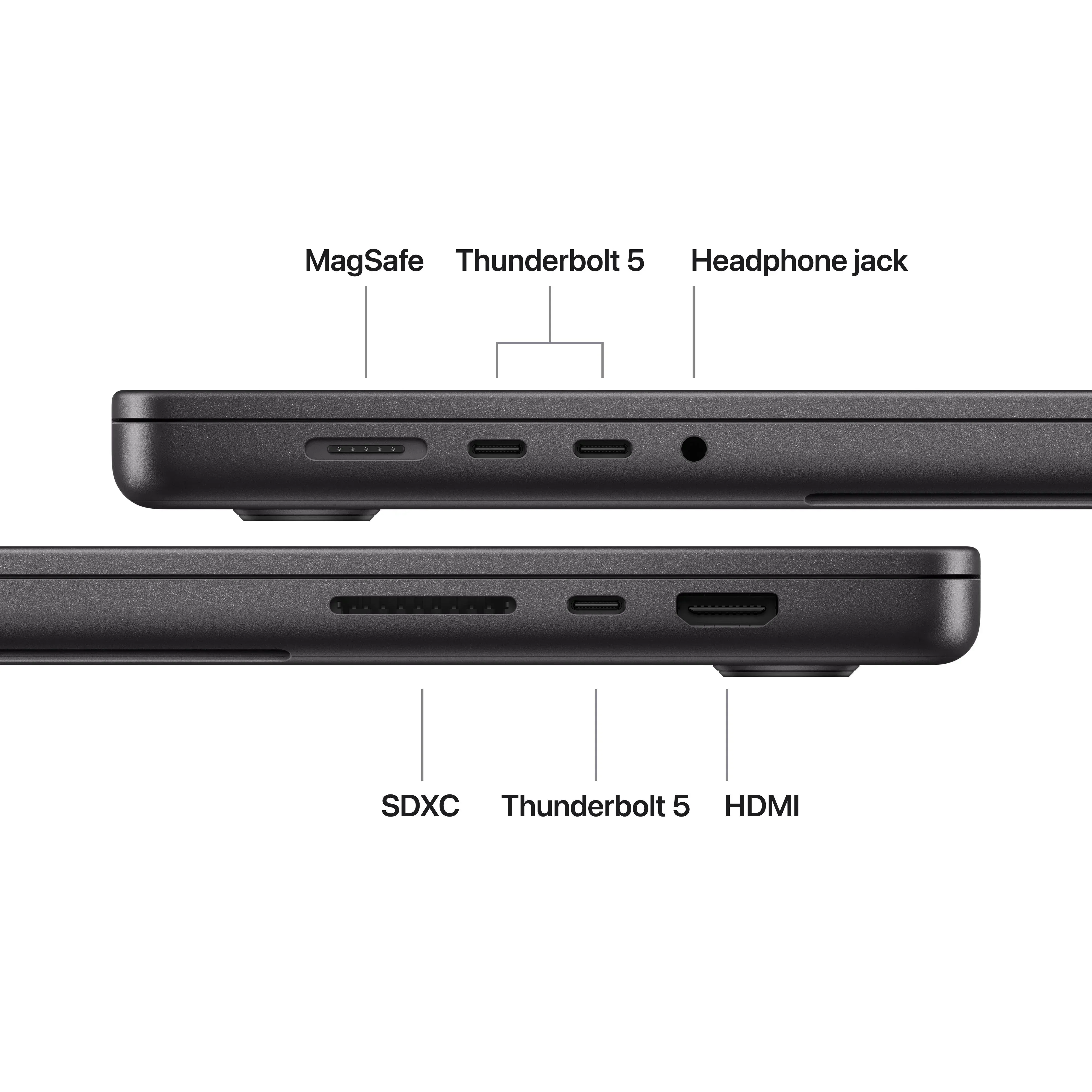 MacBook Pro 16", procesor Apple M5 Max, 18 nuclee CPU si 32 nuclee GPU, 36GB, 2TB SSD, Space Black, INT KB - Image 7