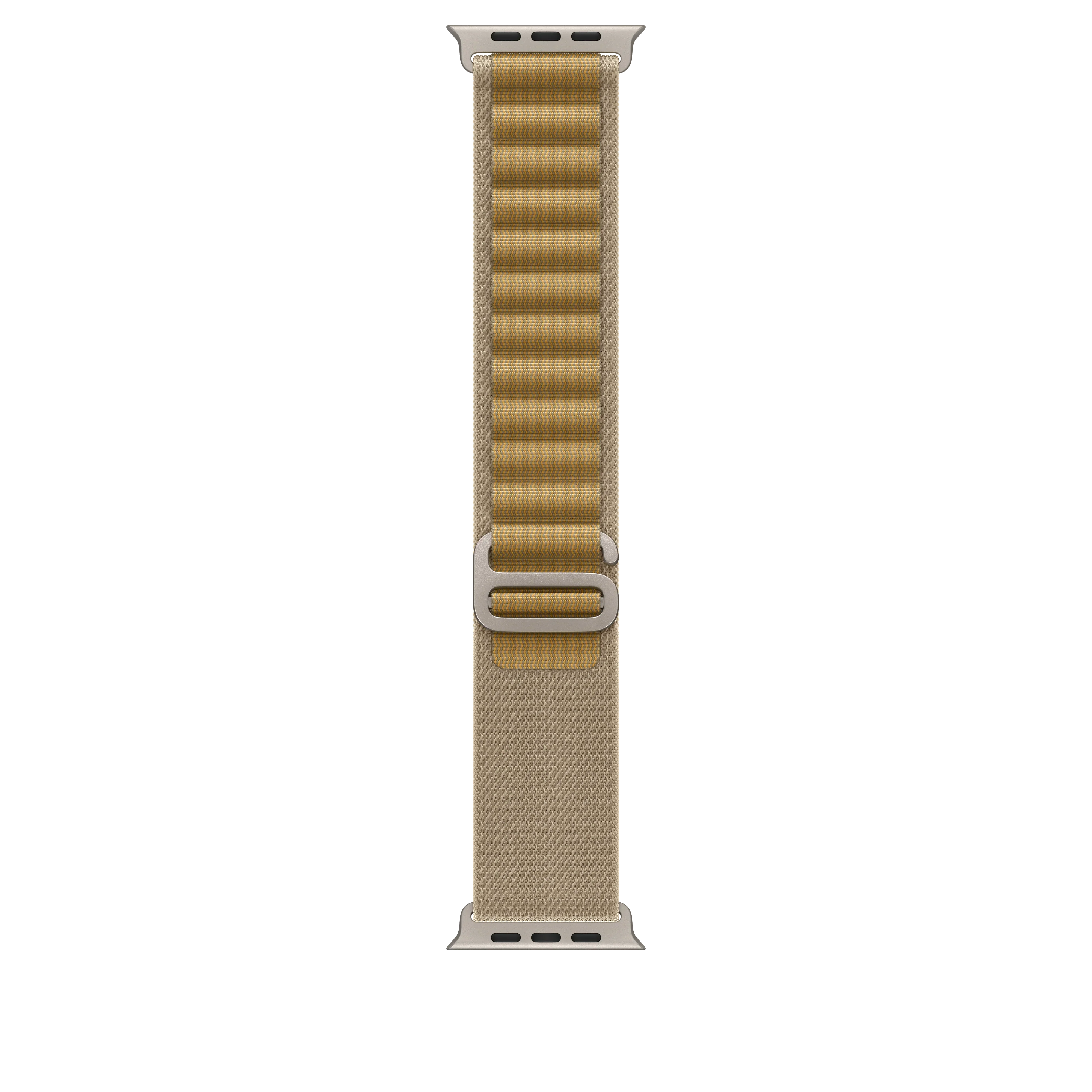 Curea Apple pentru Apple Watch 49mm Tan Alpine Loop - Small - Natural Titanium Finish