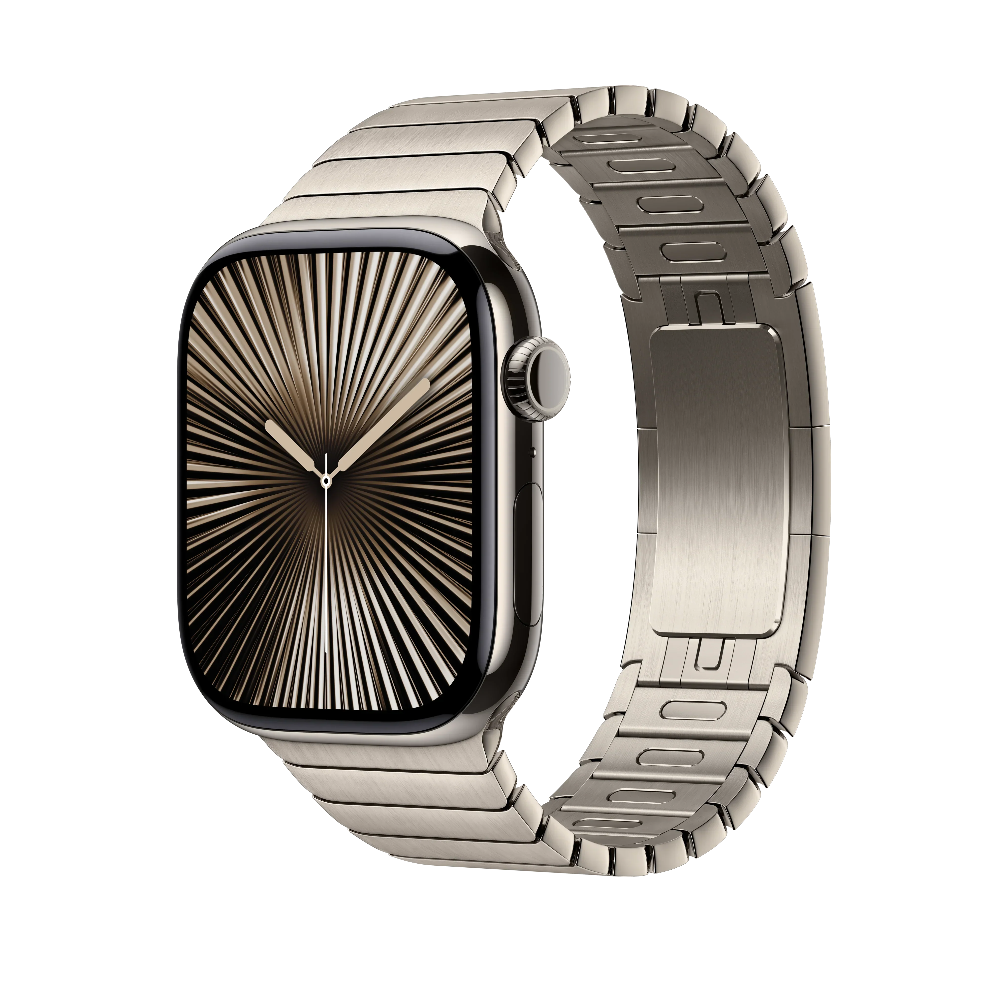 Curea Apple pentru Apple Watch 46mm Natural Link Bracelet - Image 2