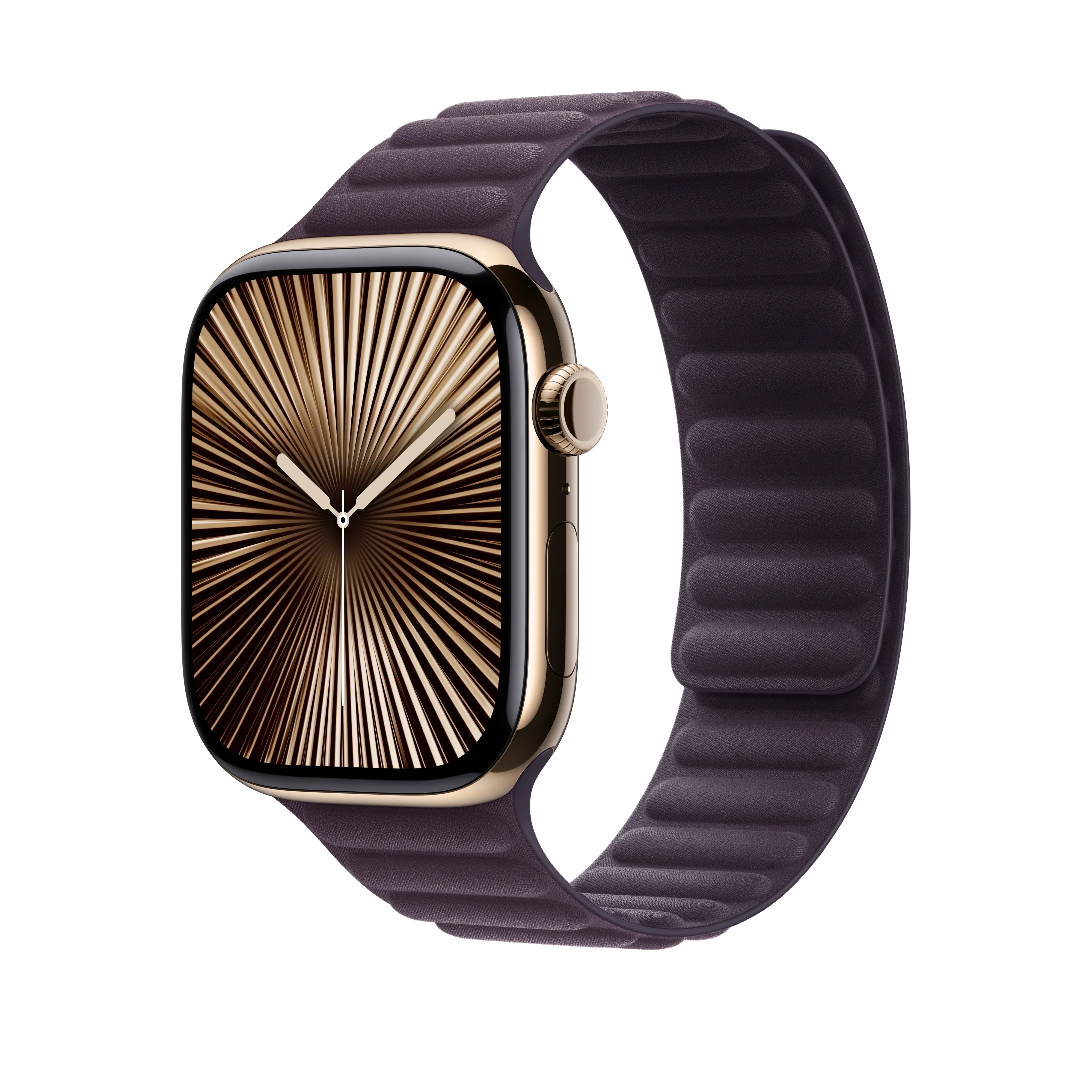 Curea Apple pentru Apple Watch 46mm Blackberry Magnetic Link - M/L - Image 2