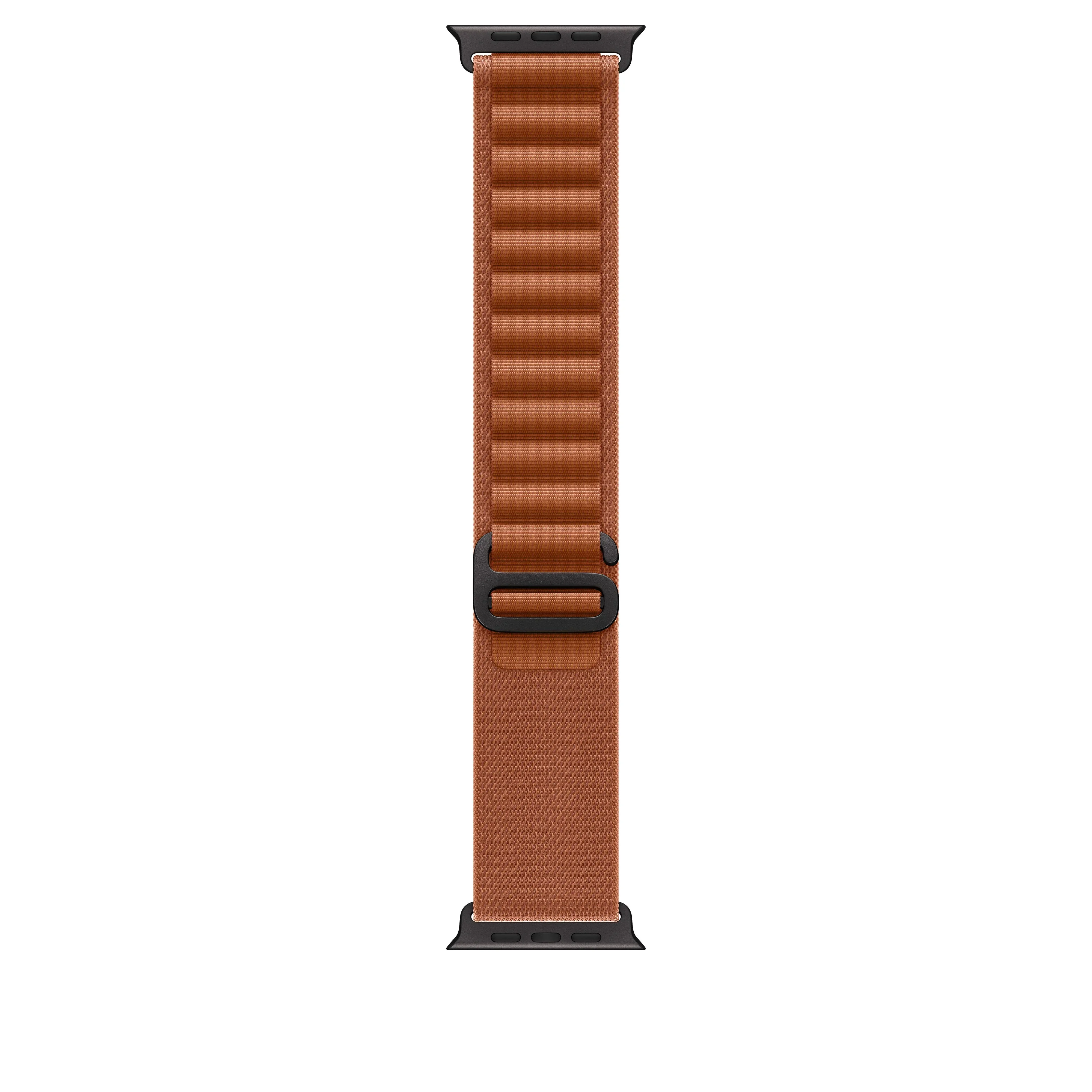 Curea Apple pentru Apple Watch 49mm Terracotta Alpine Loop Medium Black Titanium Finish