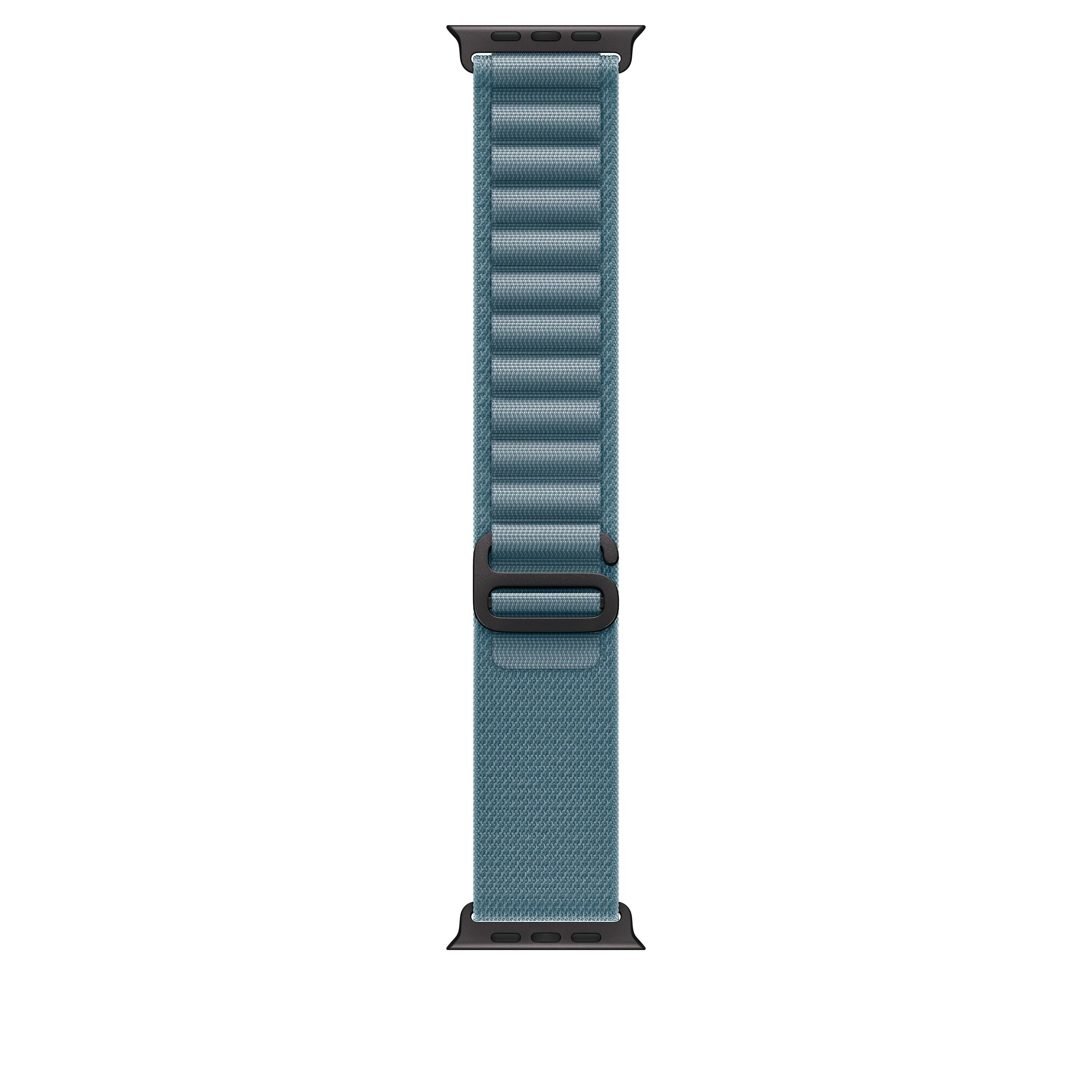 Curea Apple pentru Apple Watch 49mm Light Blue Alpine Loop Large Black Titanium Finish