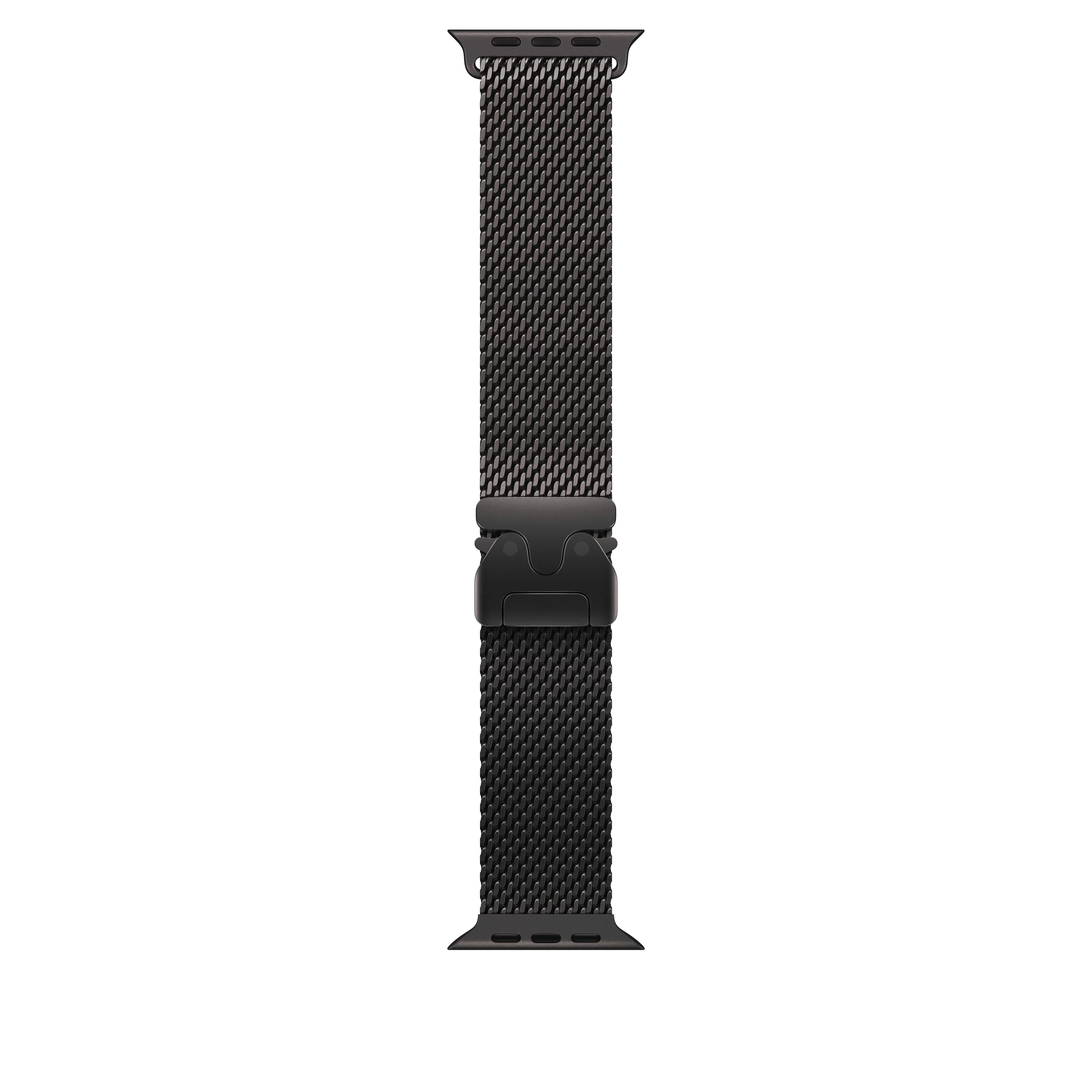 Curea Apple pentru Apple Watch 49mm Black Titanium Milanese Loop Medium