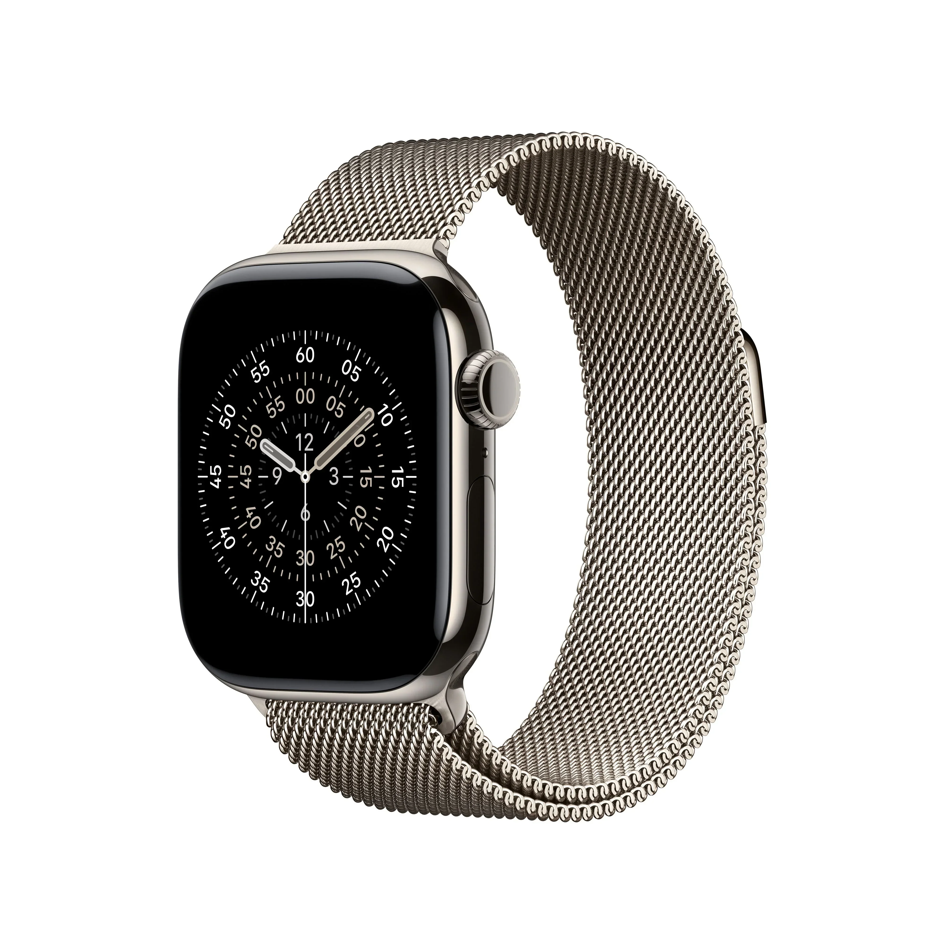 Curea Apple pentru Apple Watch 40mm Natural Milanese Loop - Image 2