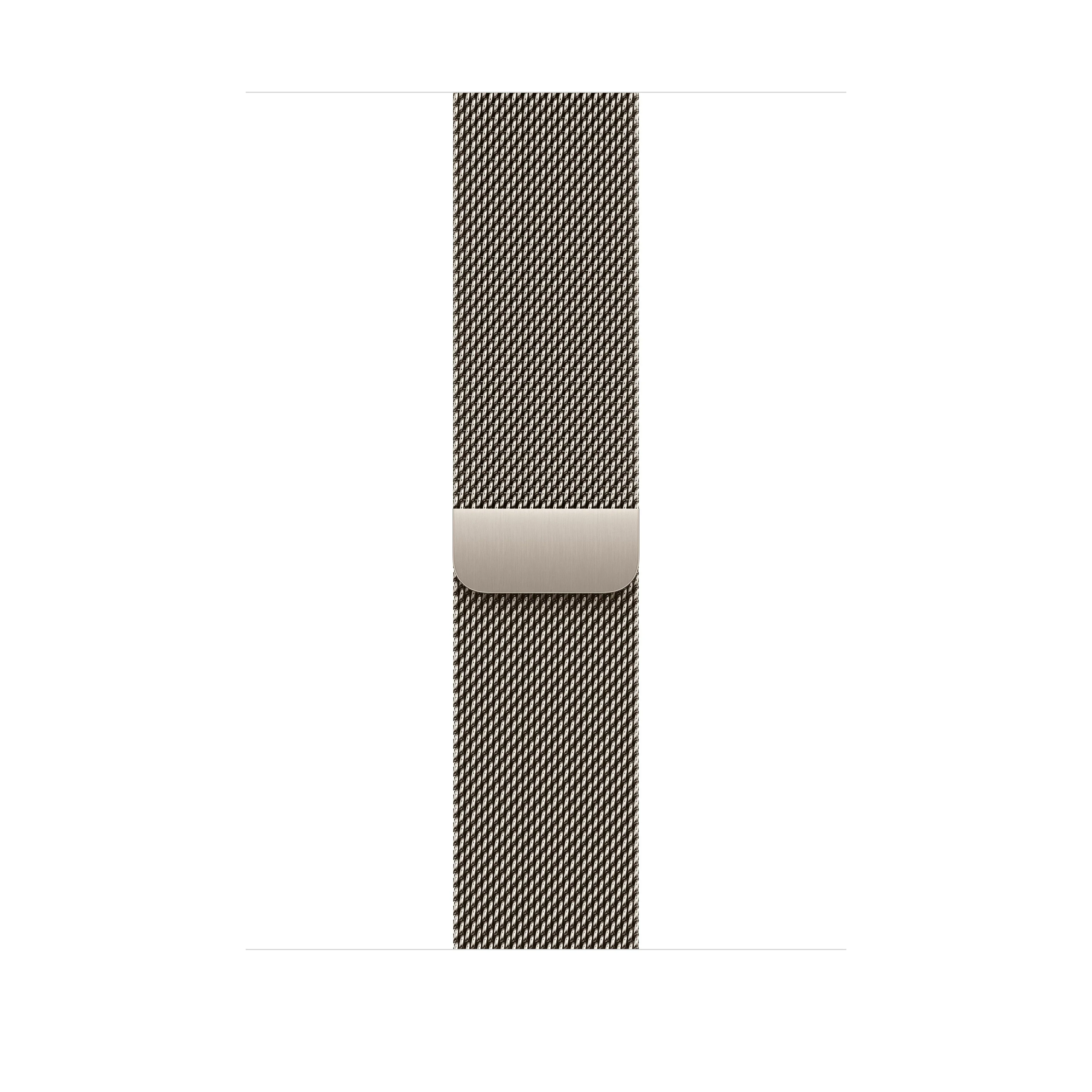 Curea Apple pentru Apple Watch 46mm Natural Milanese Loop S/M