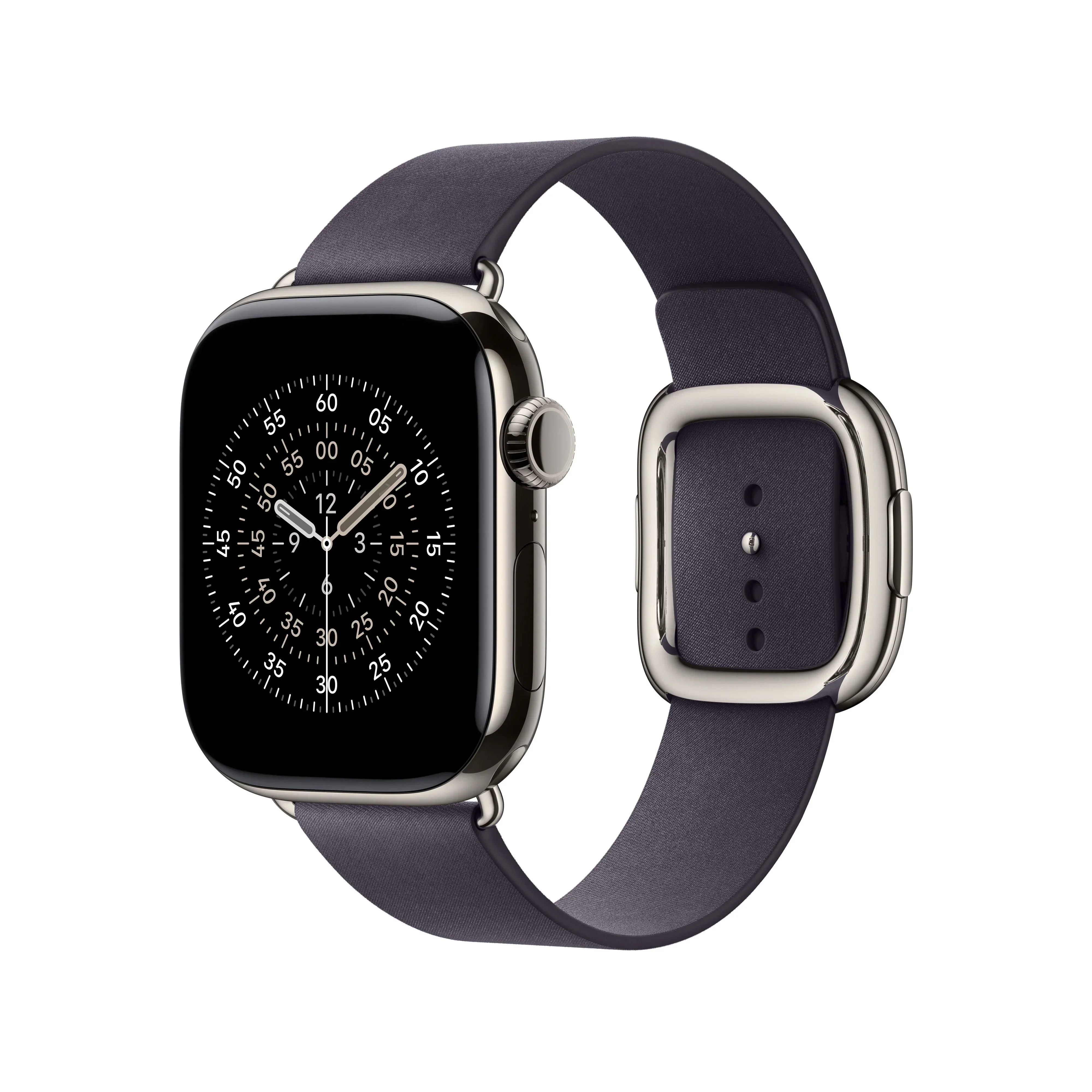 Curea Apple pentru Apple Watch 42mm Midnight Purple Modern Buckle Small - Image 2