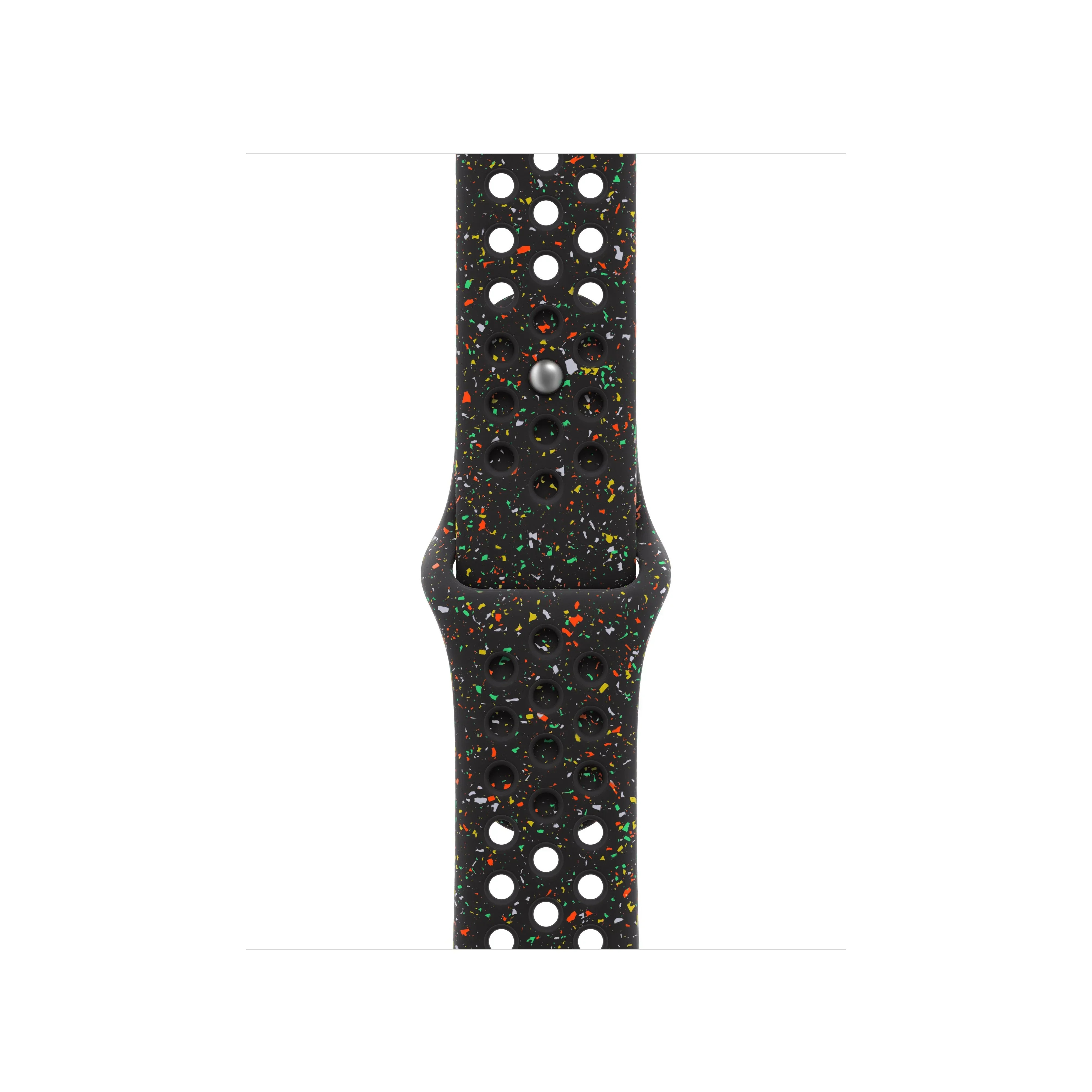 Curea Apple pentru Apple Watch 42mm Midnight Black Nike Sport Band M/L