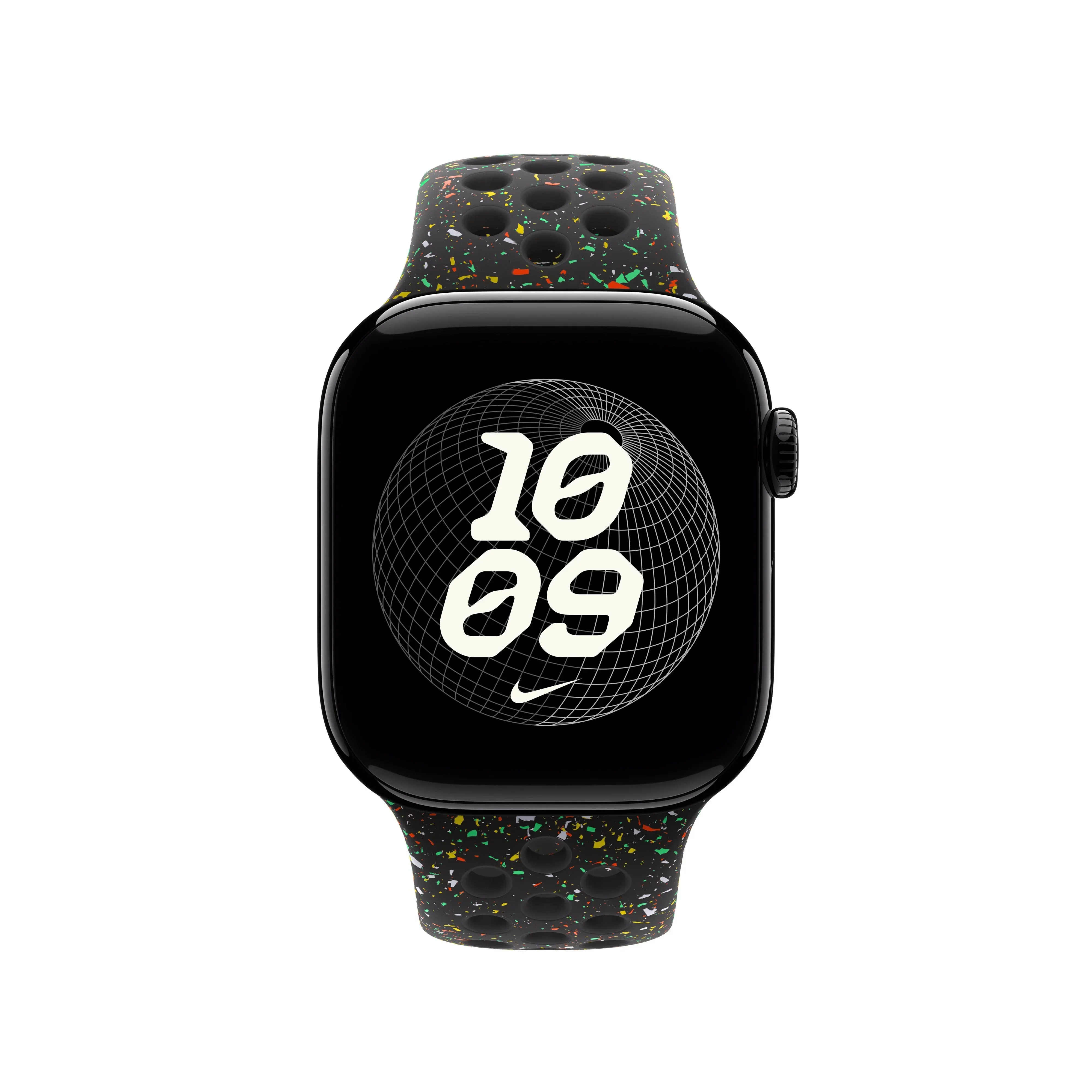 Curea Apple pentru Apple Watch 42mm Midnight Black Nike Sport Band M/L - Image 3