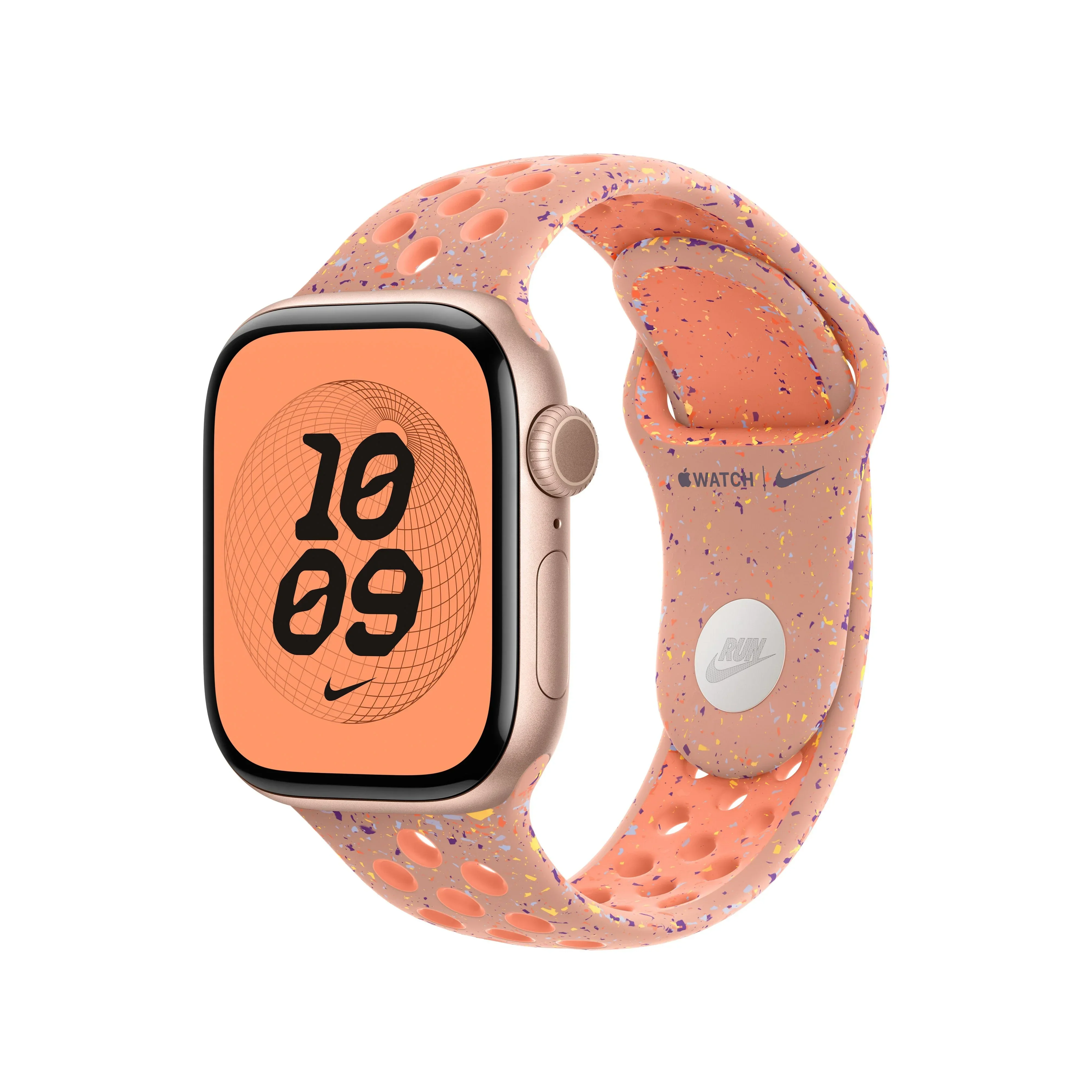 Curea Apple pentru Apple Watch 42mm Alpenglow Pink Nike Sport Band S/M - Image 2