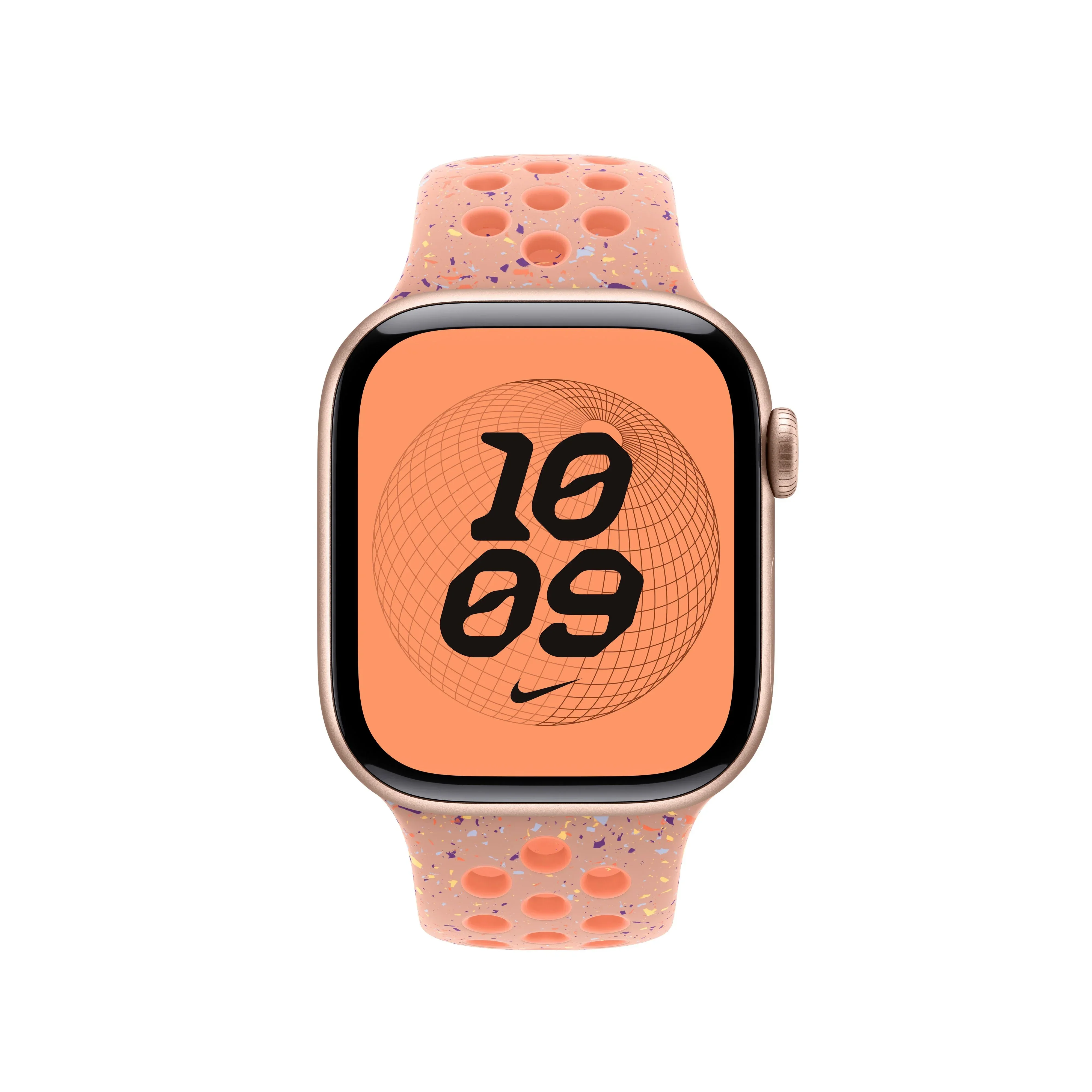 Curea Apple pentru Apple Watch 42mm Alpenglow Pink Nike Sport Band S/M - Image 3