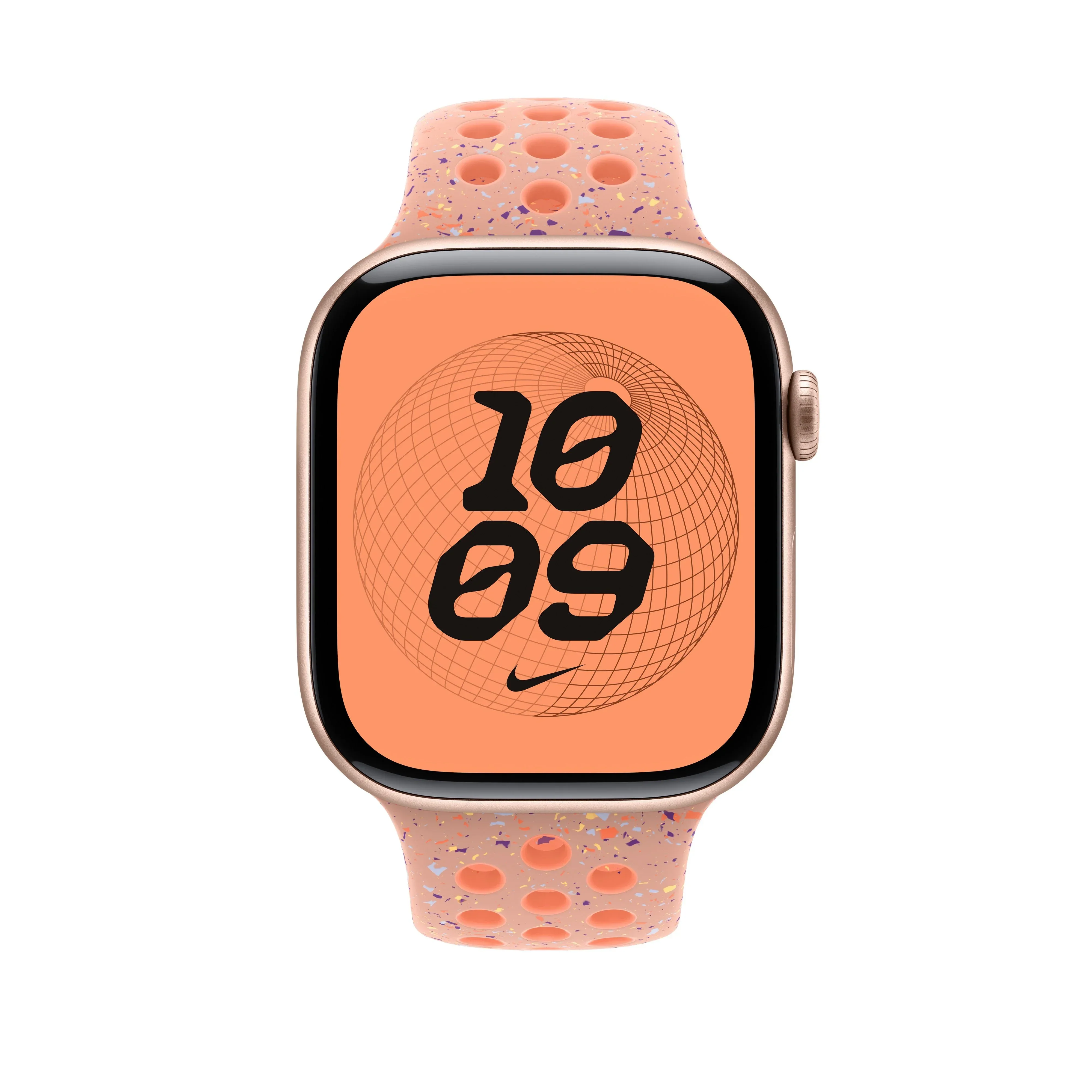 Curea Apple pentru Apple Watch 46mm Alpenglow Pink Nike Sport Band S/M - Image 3