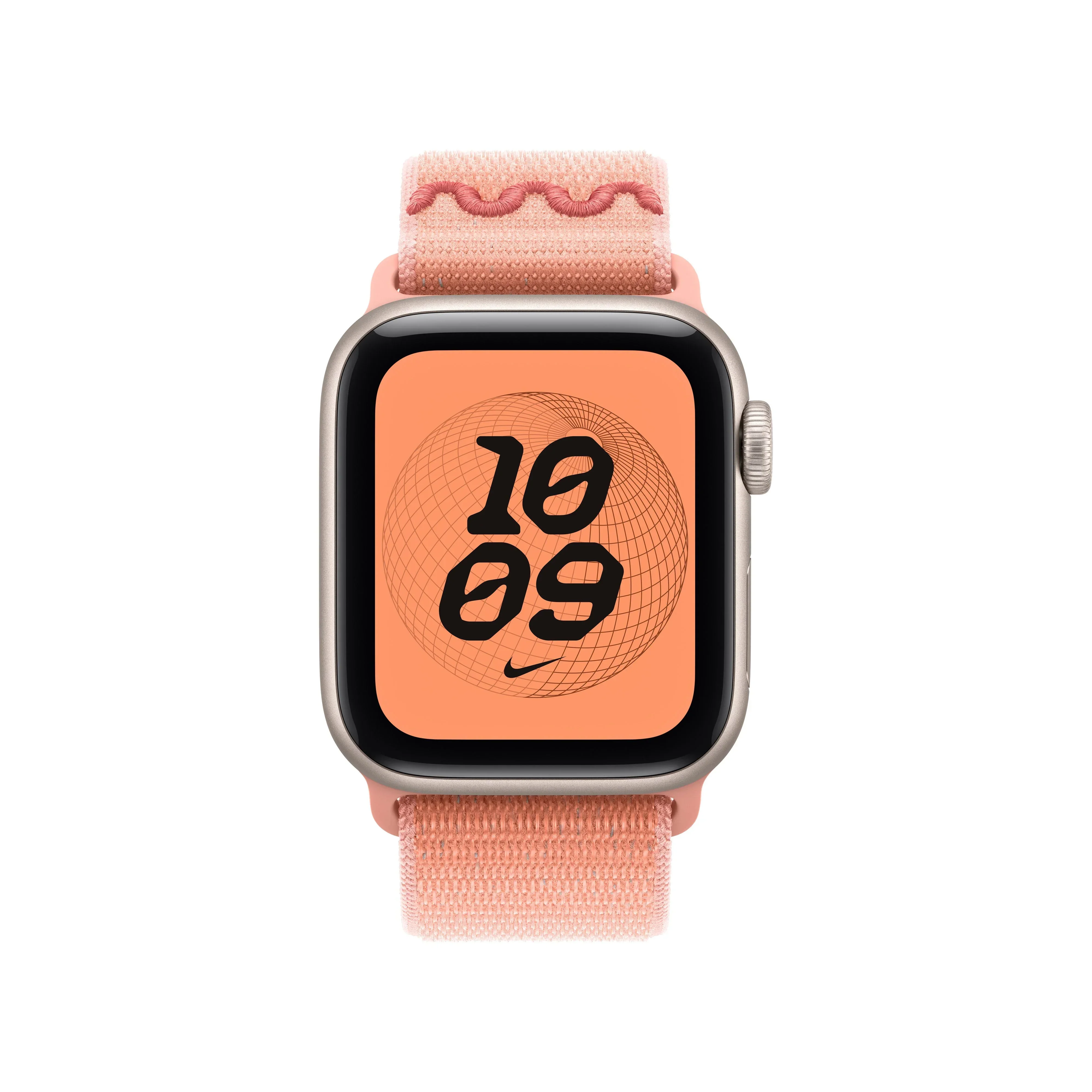 Curea Apple pentru Apple Watch 40mm Alpenglow Pink Nike Sport Loop - Image 3