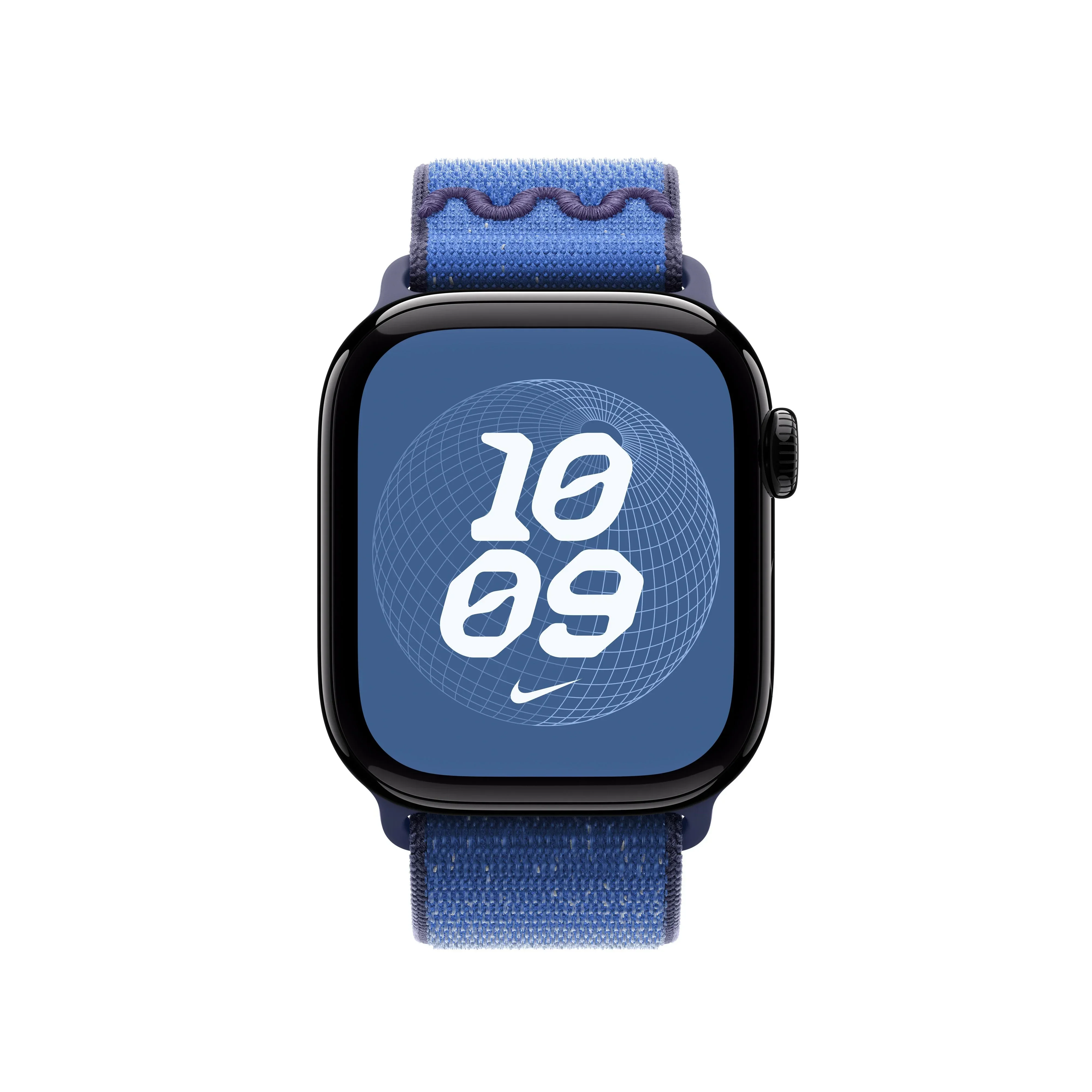 Curea Apple pentru Apple Watch 42mm Blue Ribbon Nike Sport Loop - Image 3