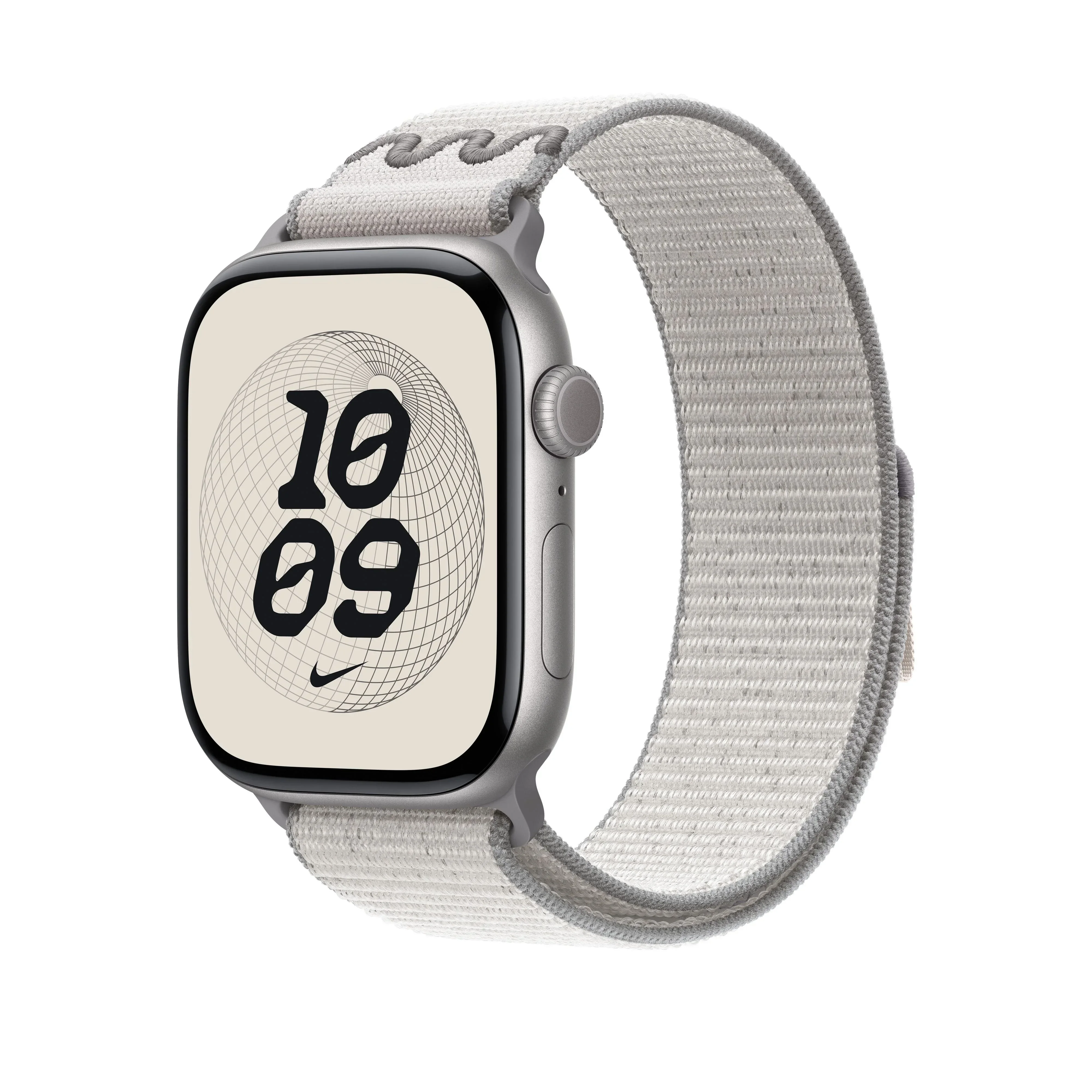 Curea Apple pentru Apple Watch 46mm Veiled Grey Nike Sport Loop - Image 2
