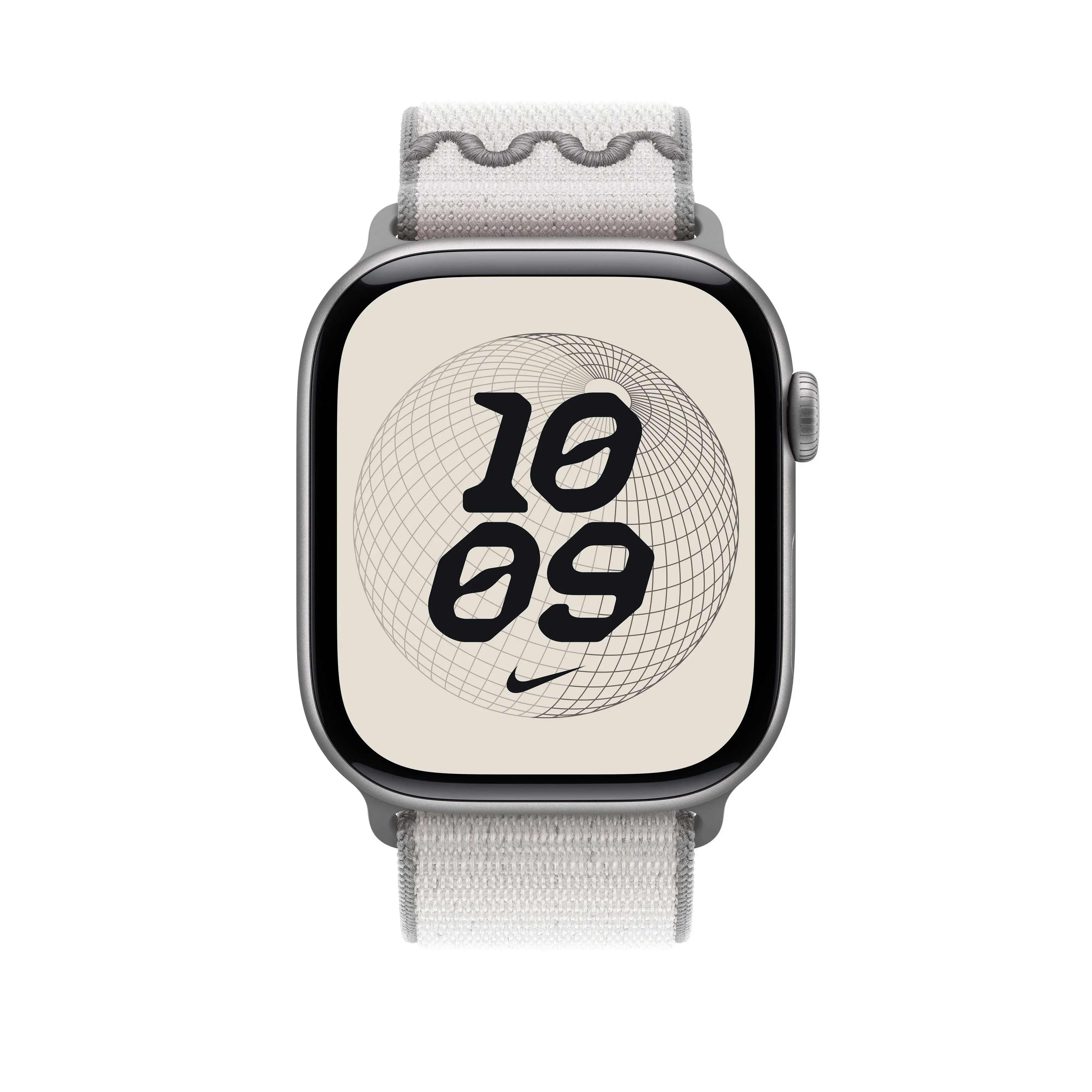 Curea Apple pentru Apple Watch 46mm Veiled Grey Nike Sport Loop - Image 3