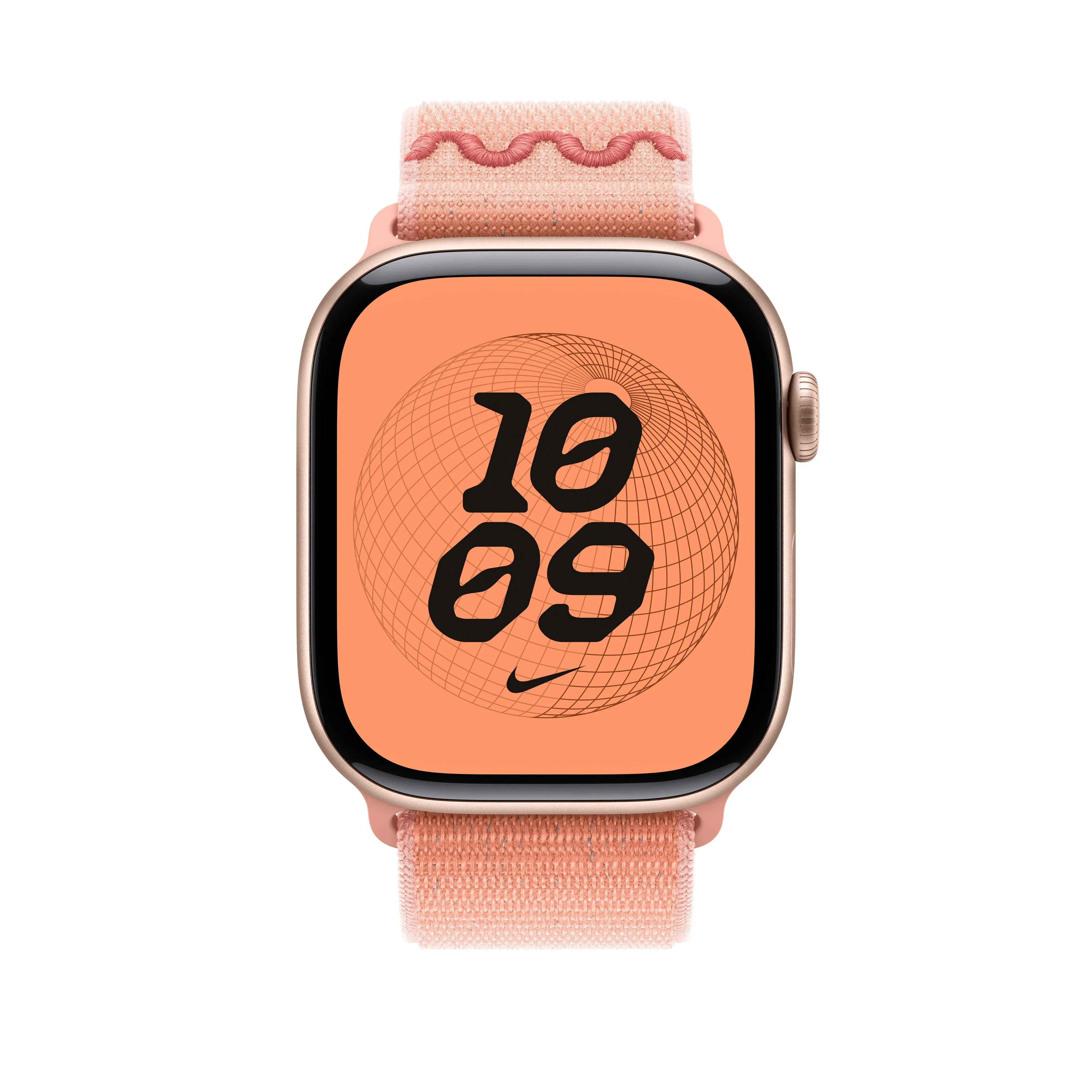 Curea Apple pentru Apple Watch 46mm Alpenglow Pink Nike Sport Loop - Image 3