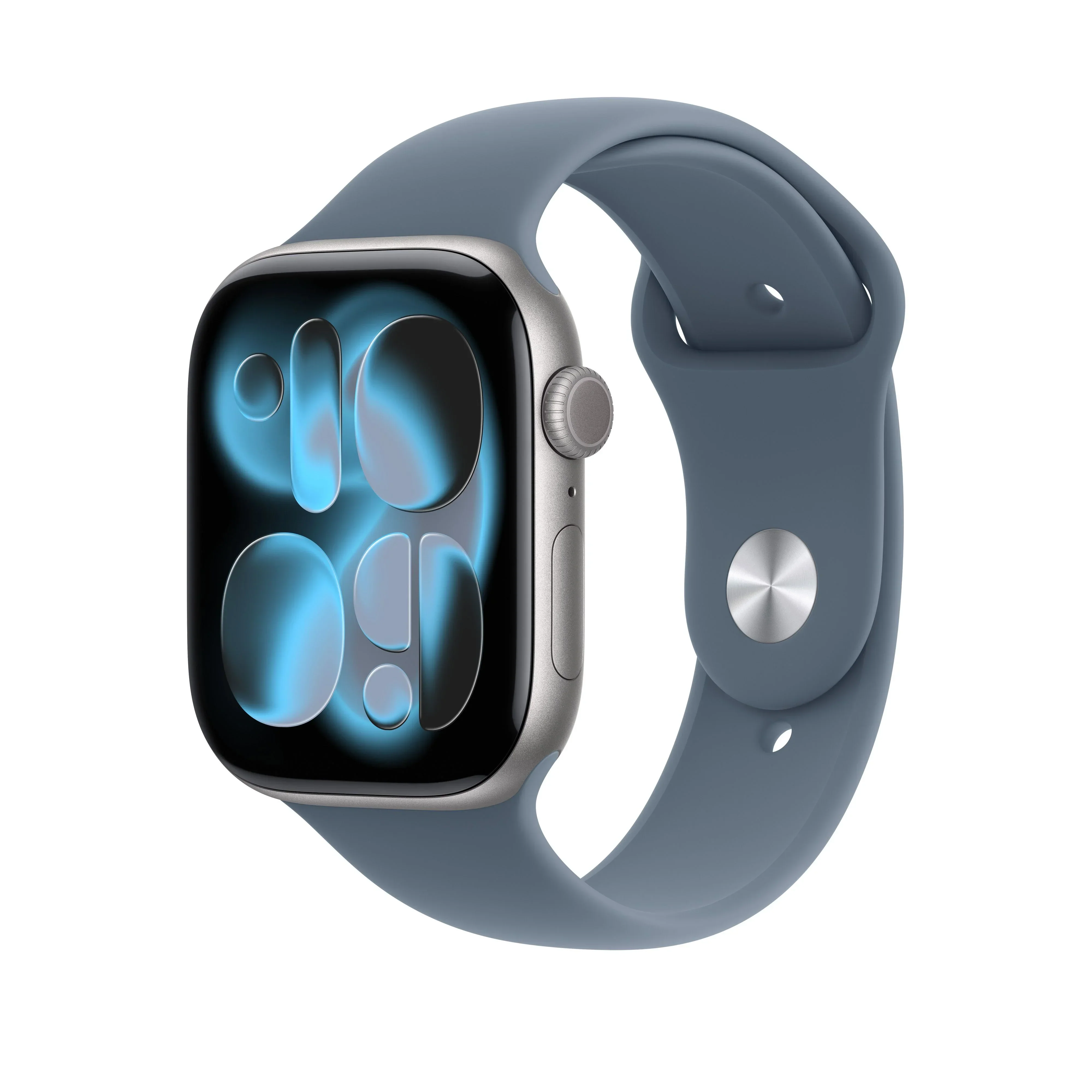 Curea Apple pentru Apple Watch 46mm Anchor Blue Sport Band M/L - Image 2