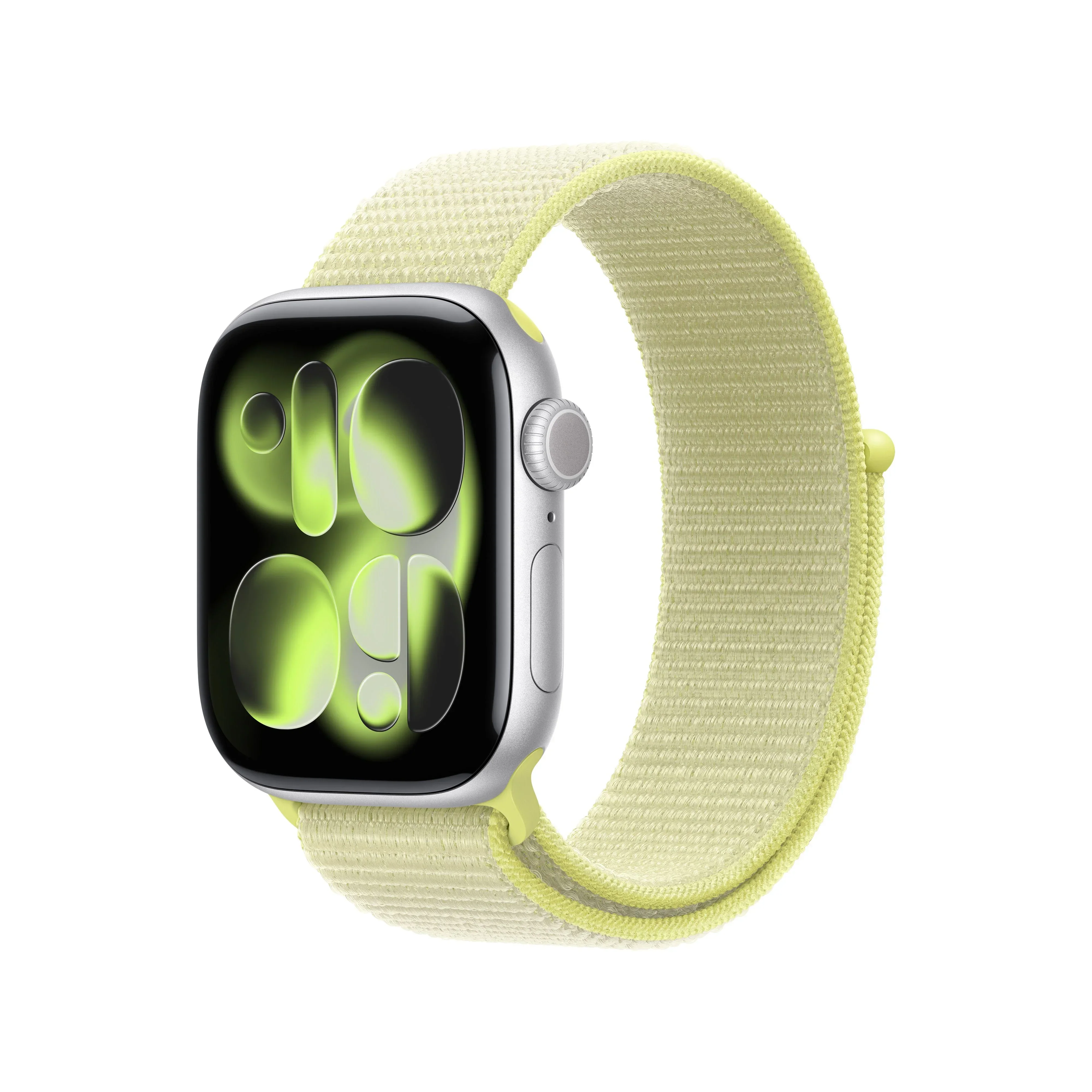 Curea Apple pentru Apple Watch 42mm Neon Yellow Sport Loop - Image 2