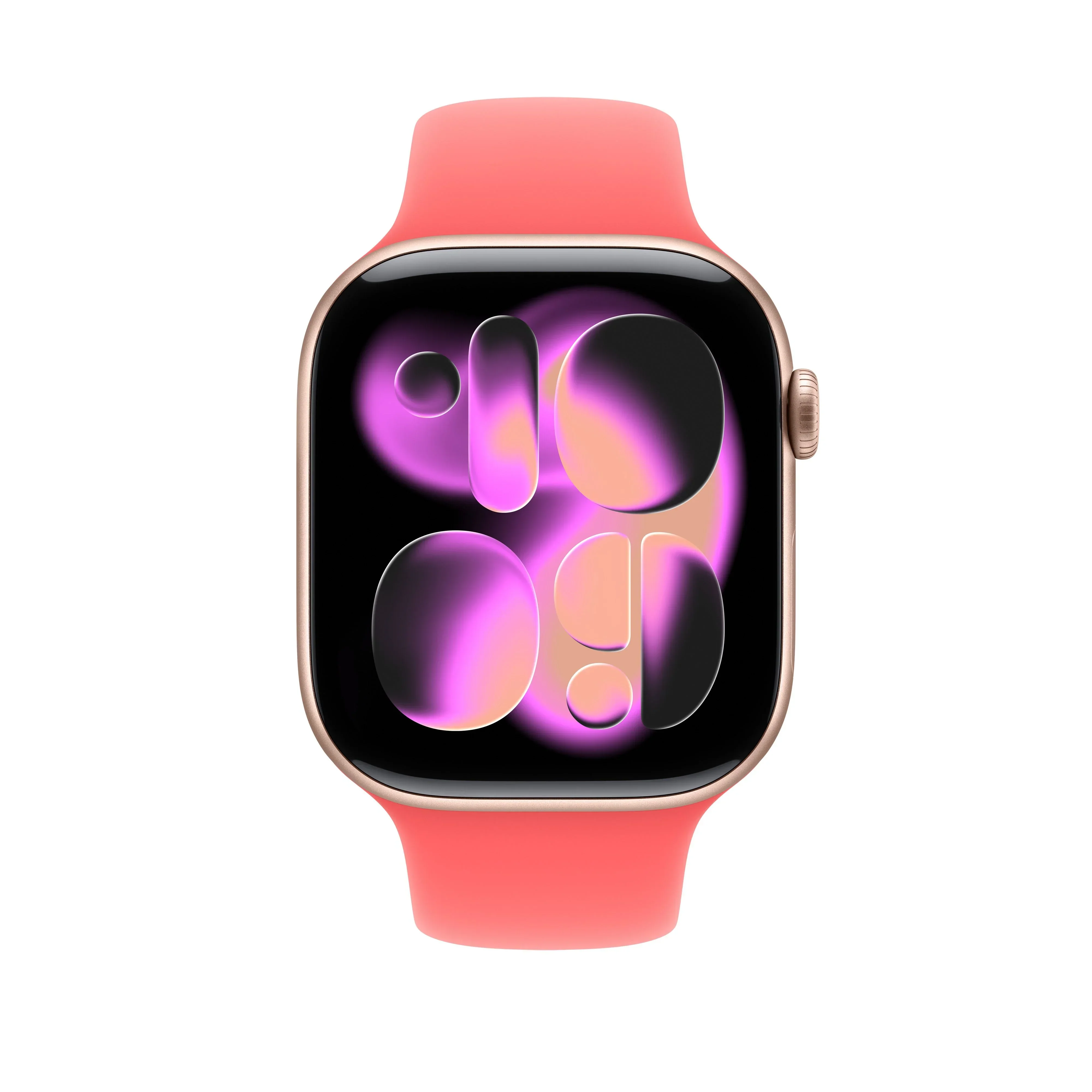 Curea Apple pentru Apple Watch 46mm Bright Guava Sport Band - S/M - Image 3