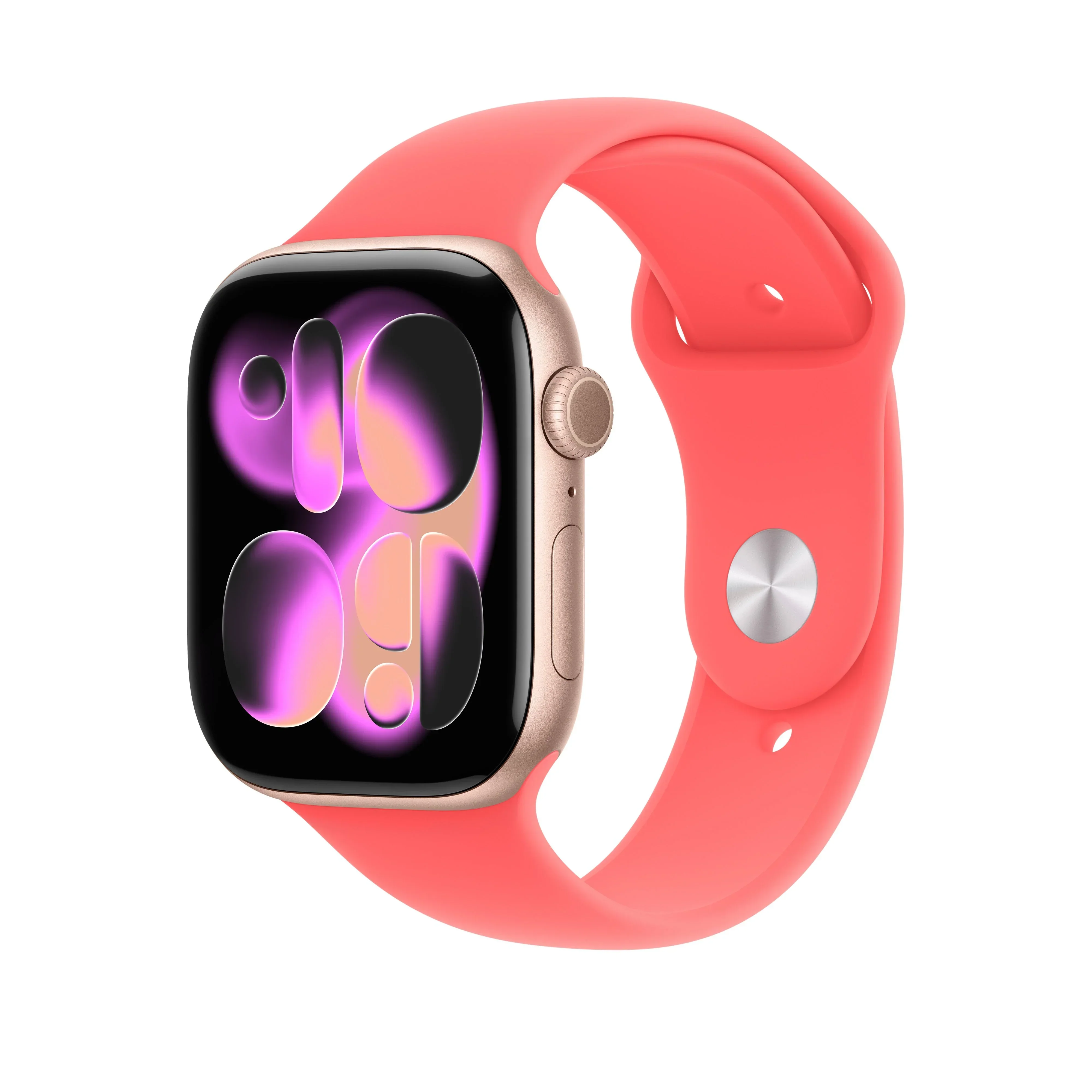 Curea Apple pentru Apple Watch 46mm Bright Guava Sport Band - M/L - Image 2