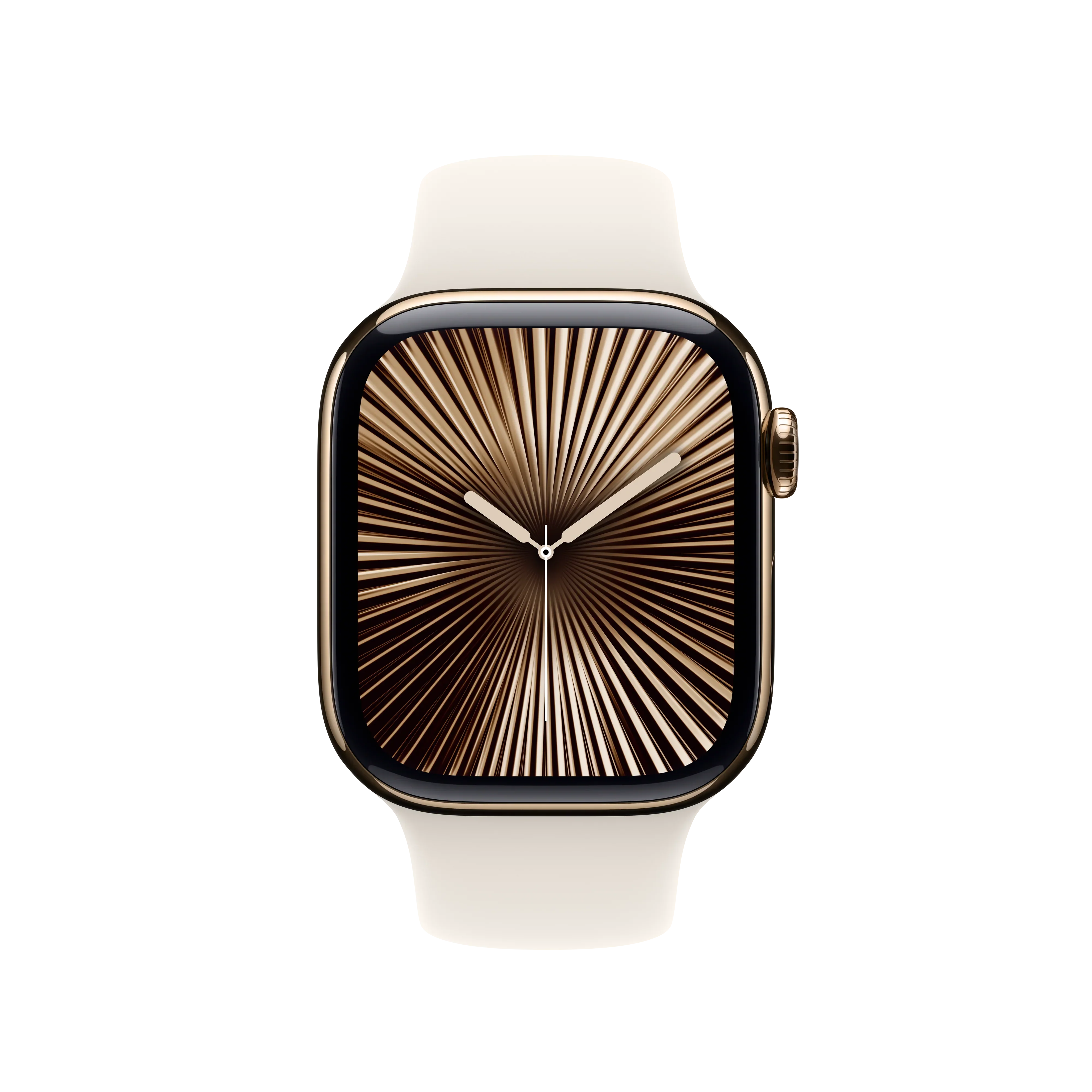 Curea Apple pentru Apple Watch 42mm Sport Band, Starlight Sport Band, M/L - Image 3