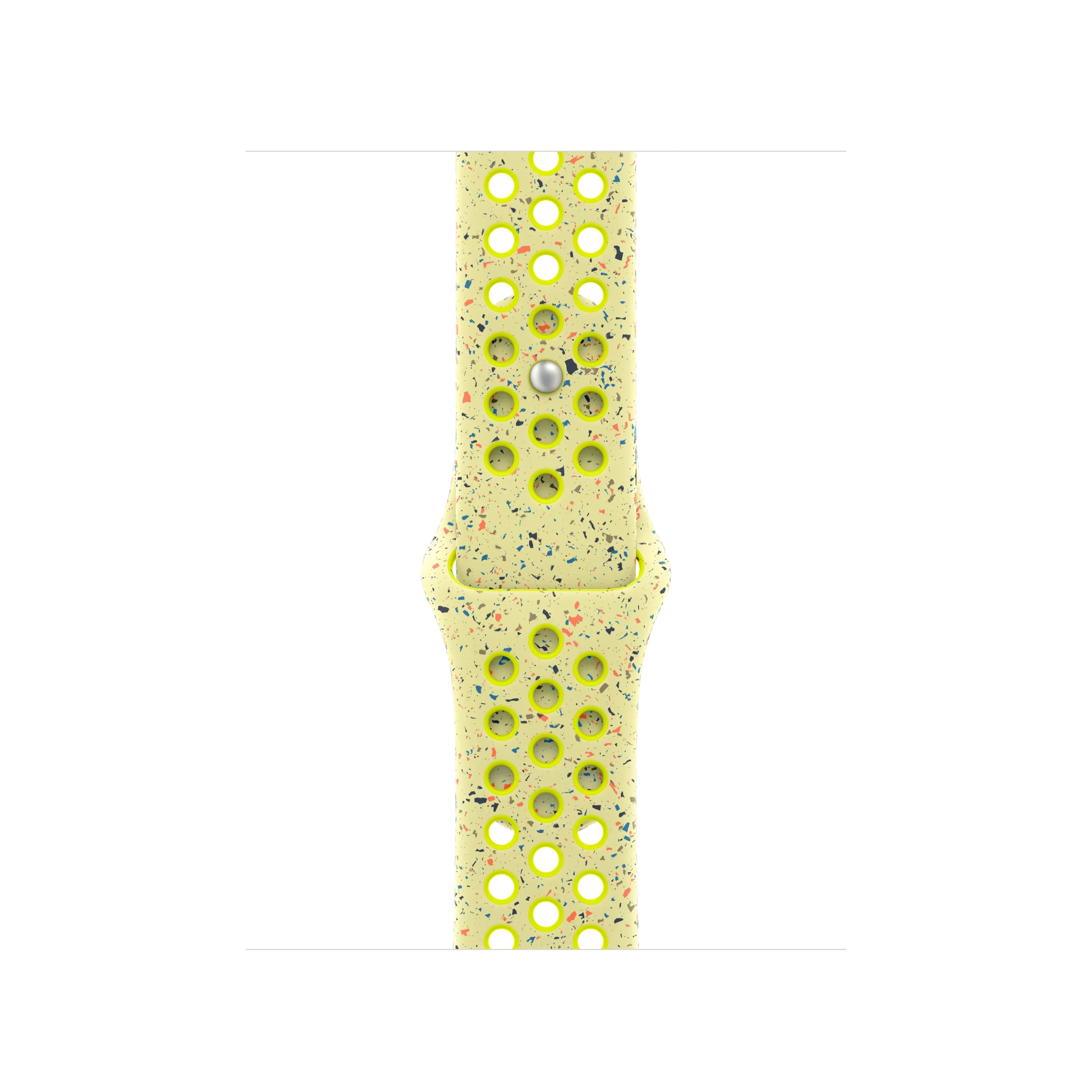 Curea Apple pentru Apple Watch 42mm Nike Sport Band, Volt Splash Nike Sport Band, S/M