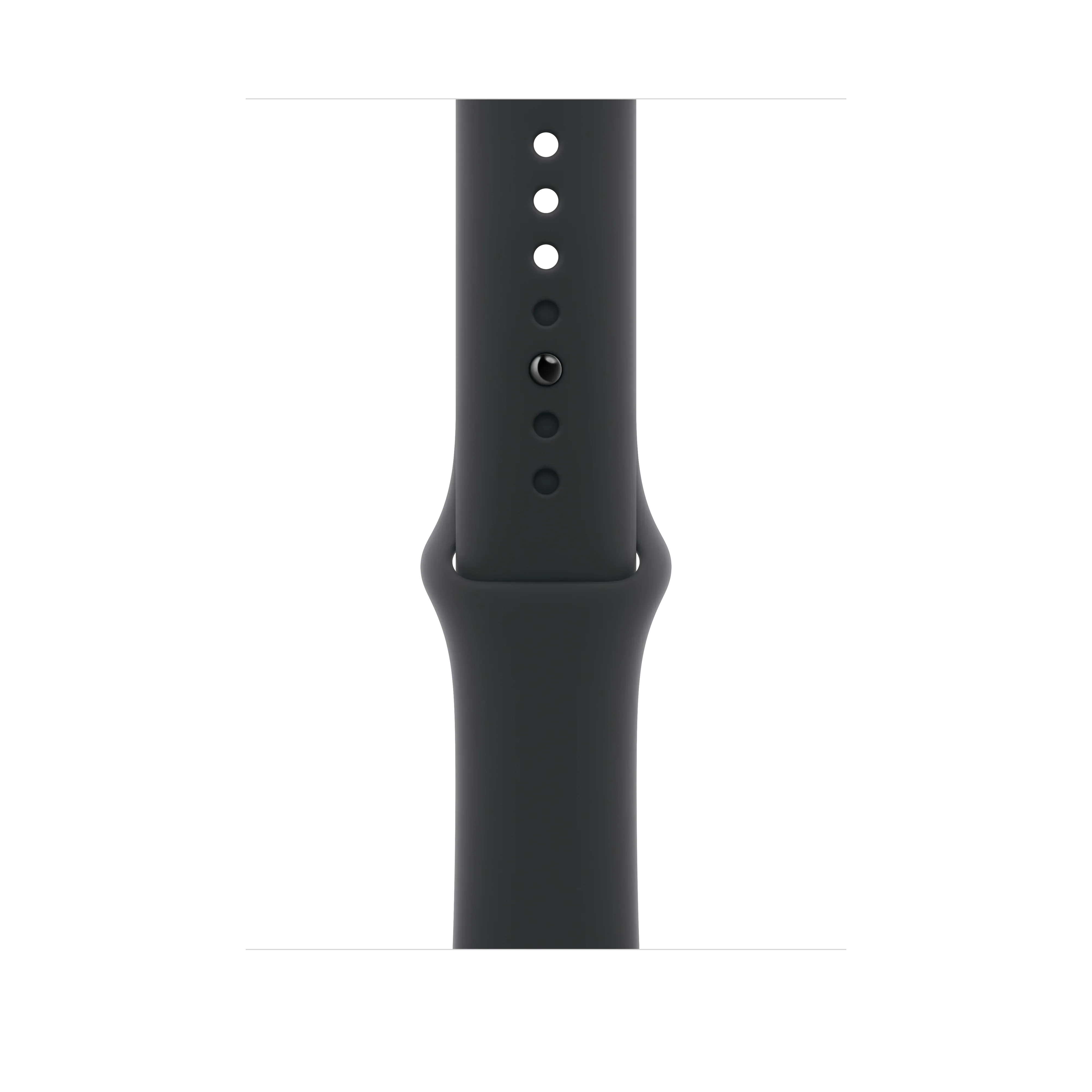 Curea Apple pentru Apple Watch 46mm Sport Band, Black Sport Band, XL