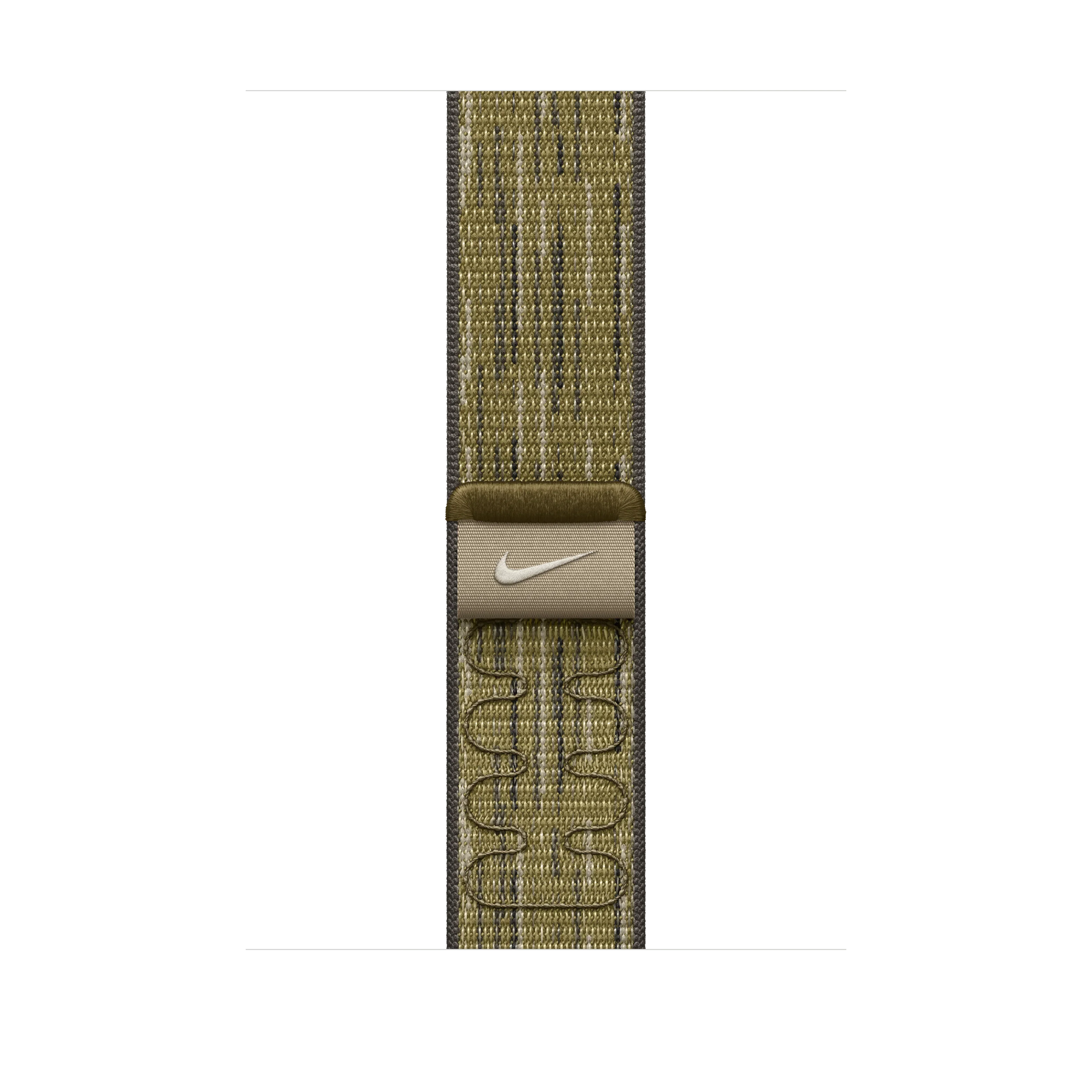 Curea Apple pentru Apple Watch 46mm Nike Sport Loop, Green/Grey Nike Sport Loop