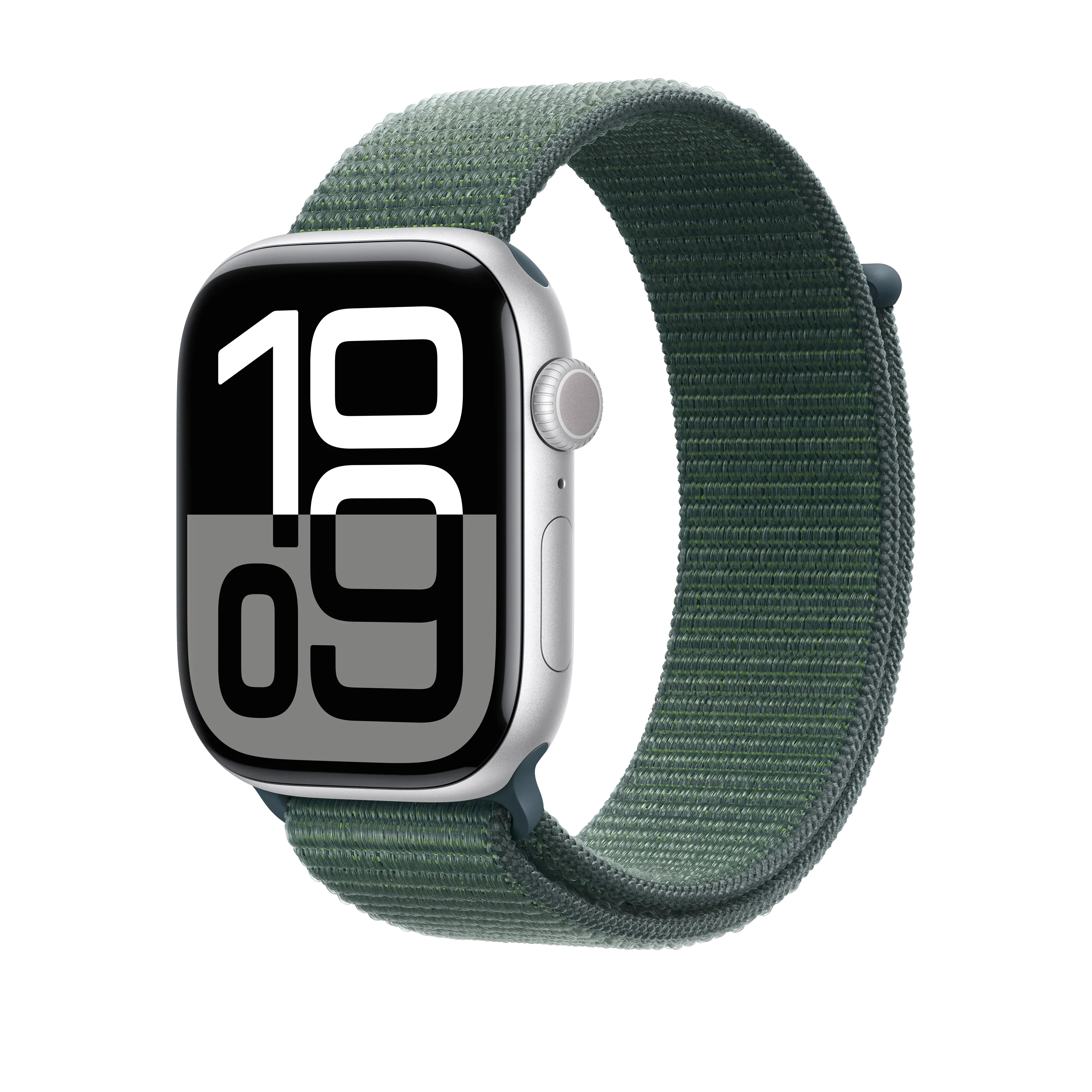 Curea Apple pentru Apple Watch 46mm Sport Loop, Lake Green Sport Loop - Image 2