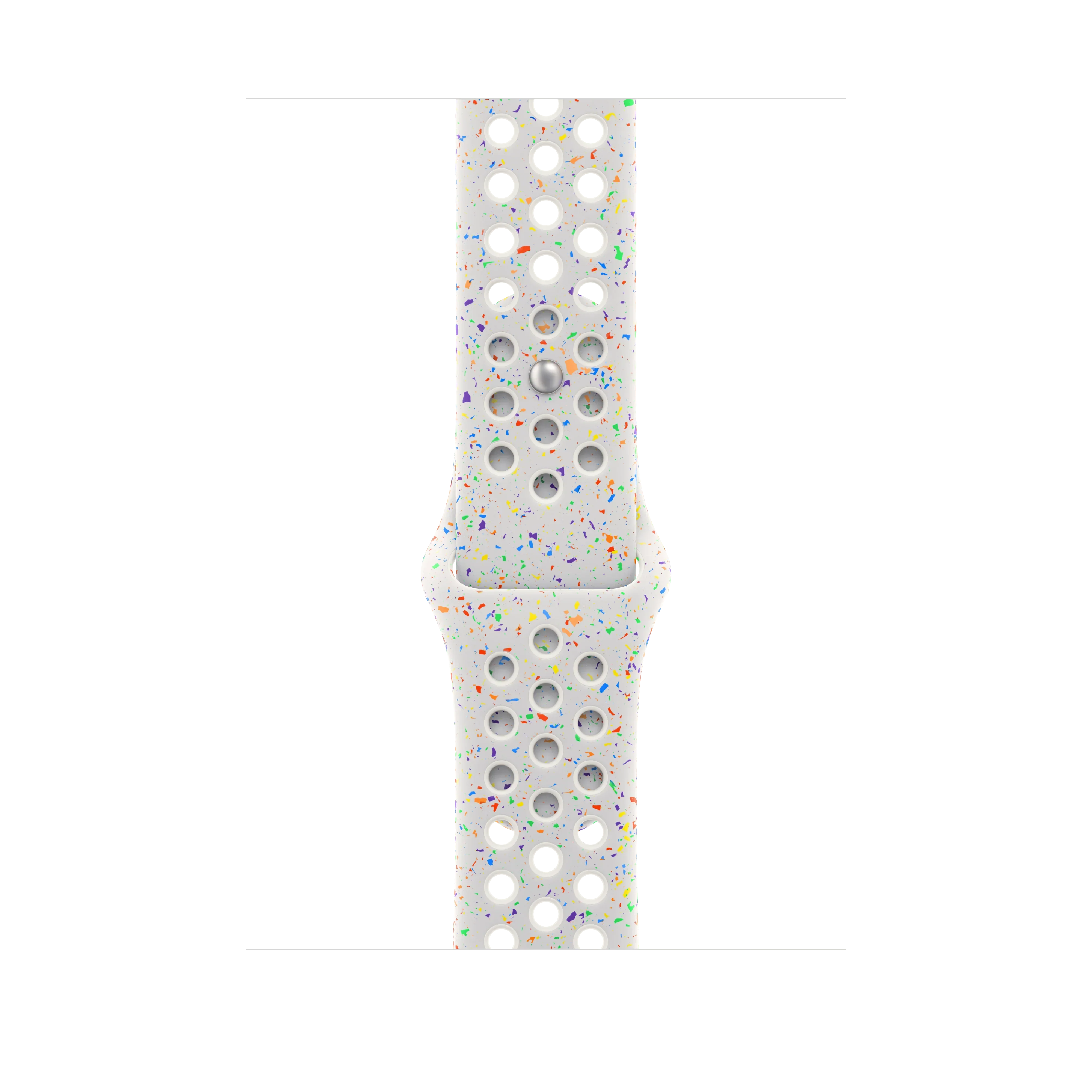 Curea Apple pentru Apple Watch 46mm Nike Sport Band, Pure Platinum Nike Sport Band, S/M