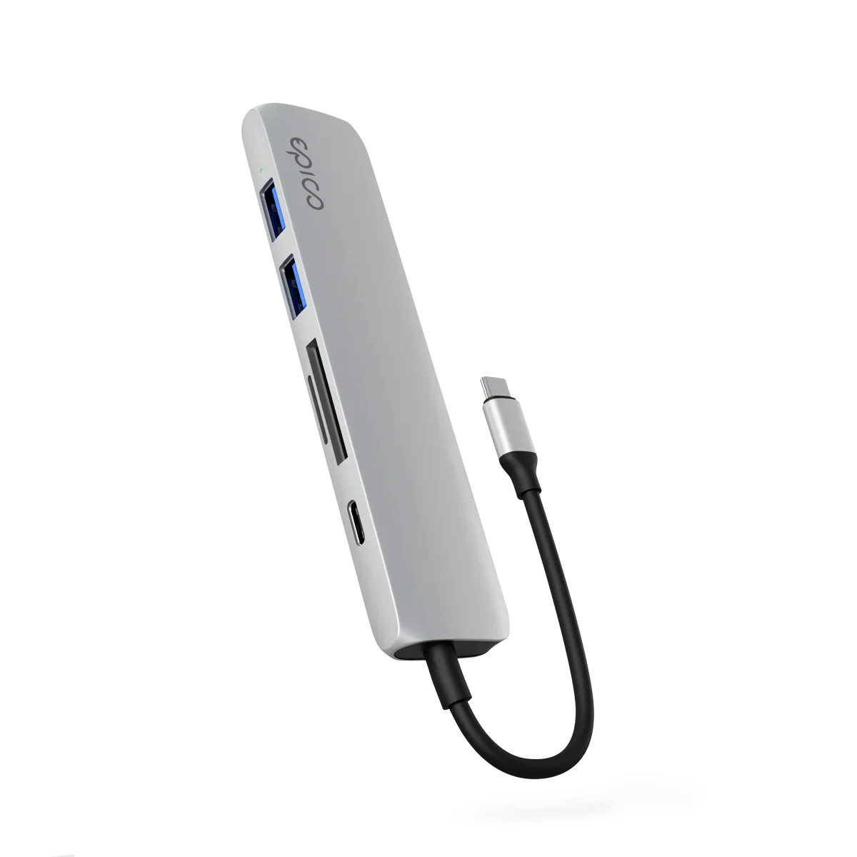Adaptor Epico Type-C Hub 6in1 8K/30Hz, Space Grey
