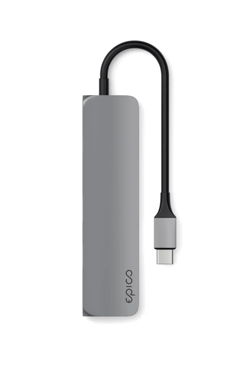 Adaptor EPICO USB Type-C Hub Multi-Port 4k HDMI - space grey/black