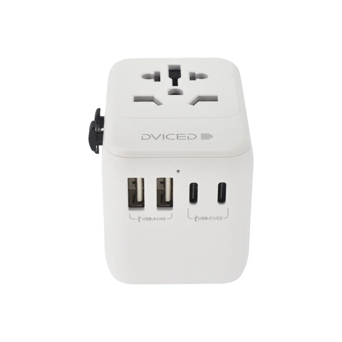 Adaptor incarcator universal priza de calatorie Dviced 28W, Alb - Image 2