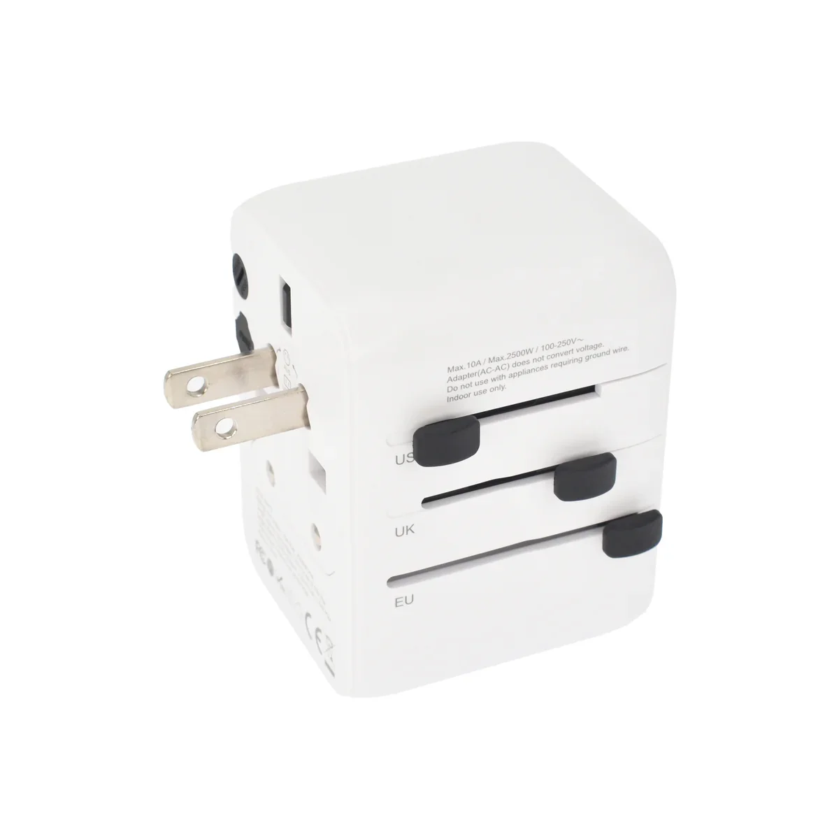 Adaptor incarcator universal priza de calatorie Dviced 28W, Alb - Image 3