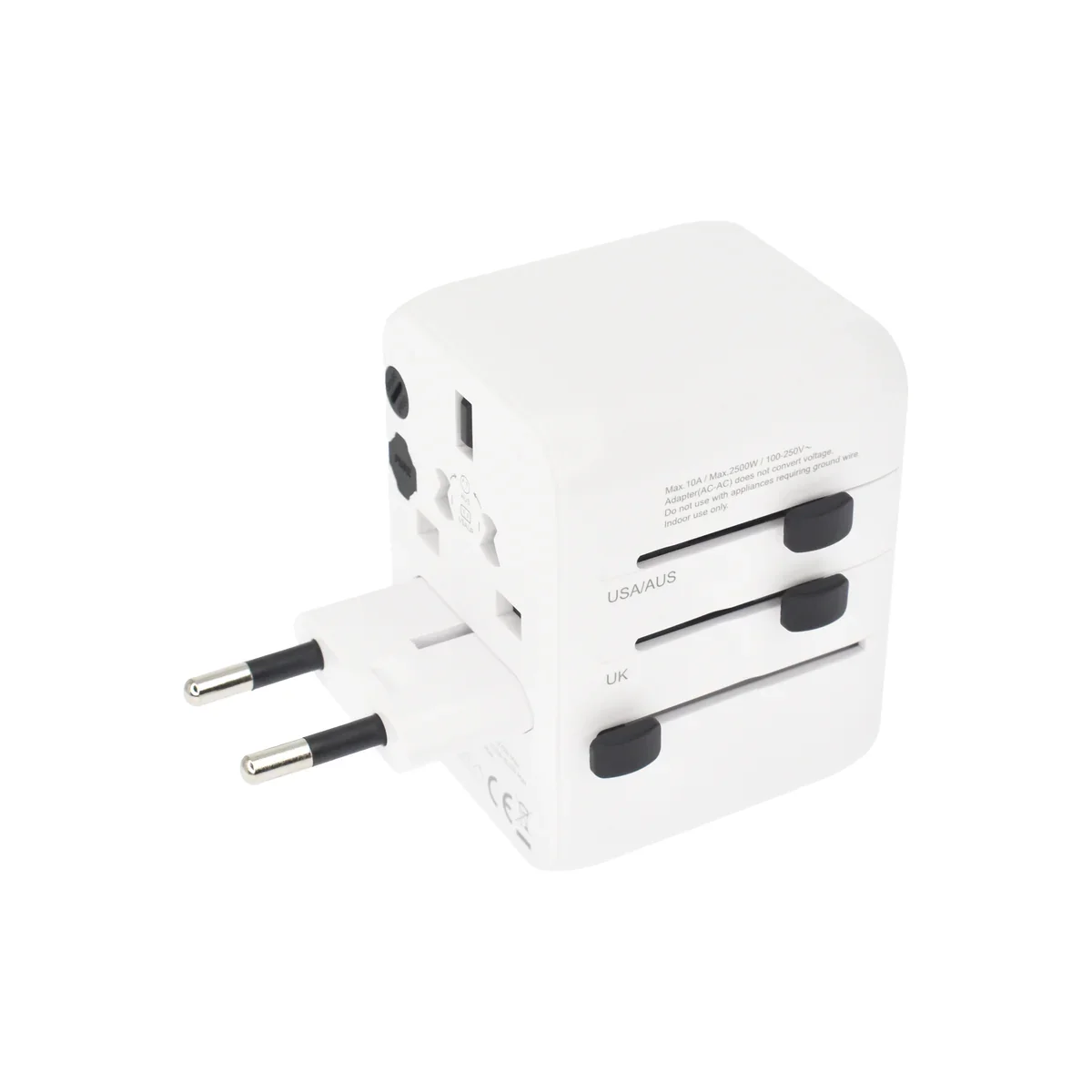 Adaptor incarcator universal priza de calatorie Dviced 28W, Alb - Image 5