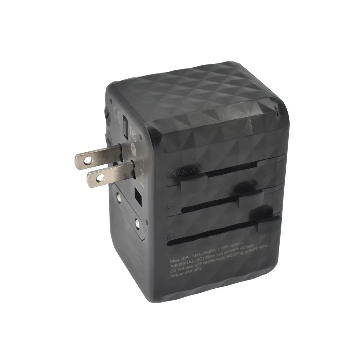 Adaptor incarcator universal priza de calatorie Dviced 65W GaN - Negru - Image 3