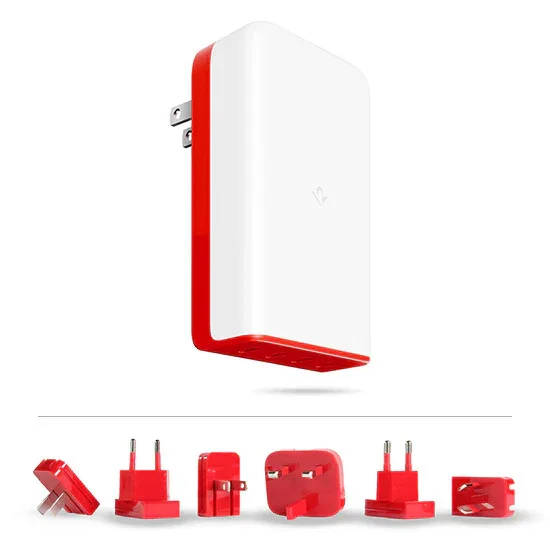 Adaptor priza compact PlugBug Twelve South 120W (EU/UK) cu patru porturi USB-C - Image 2