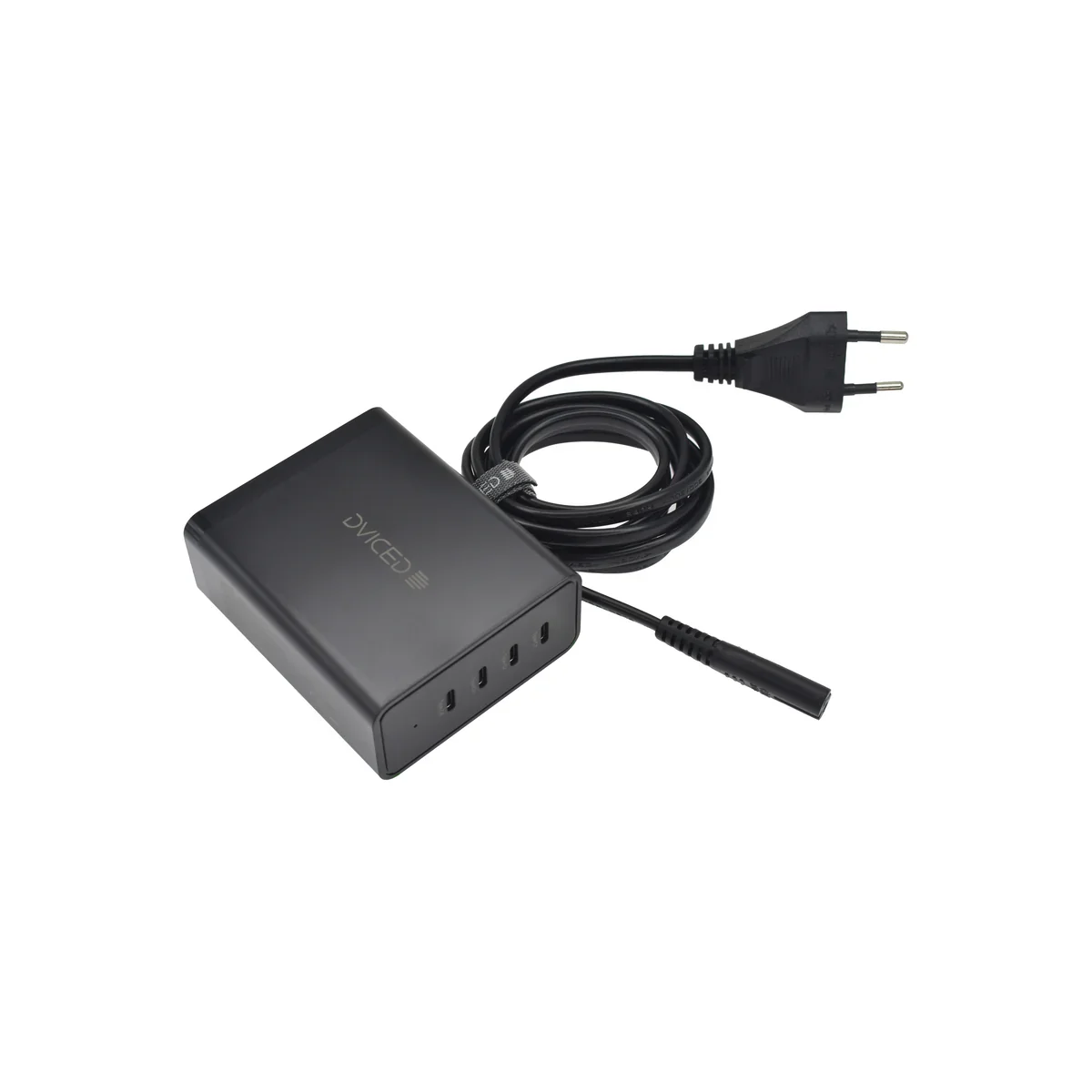 Adaptor priza Dviced Desktop 140W GaN 4 USB-C EU -Negru - Image 3