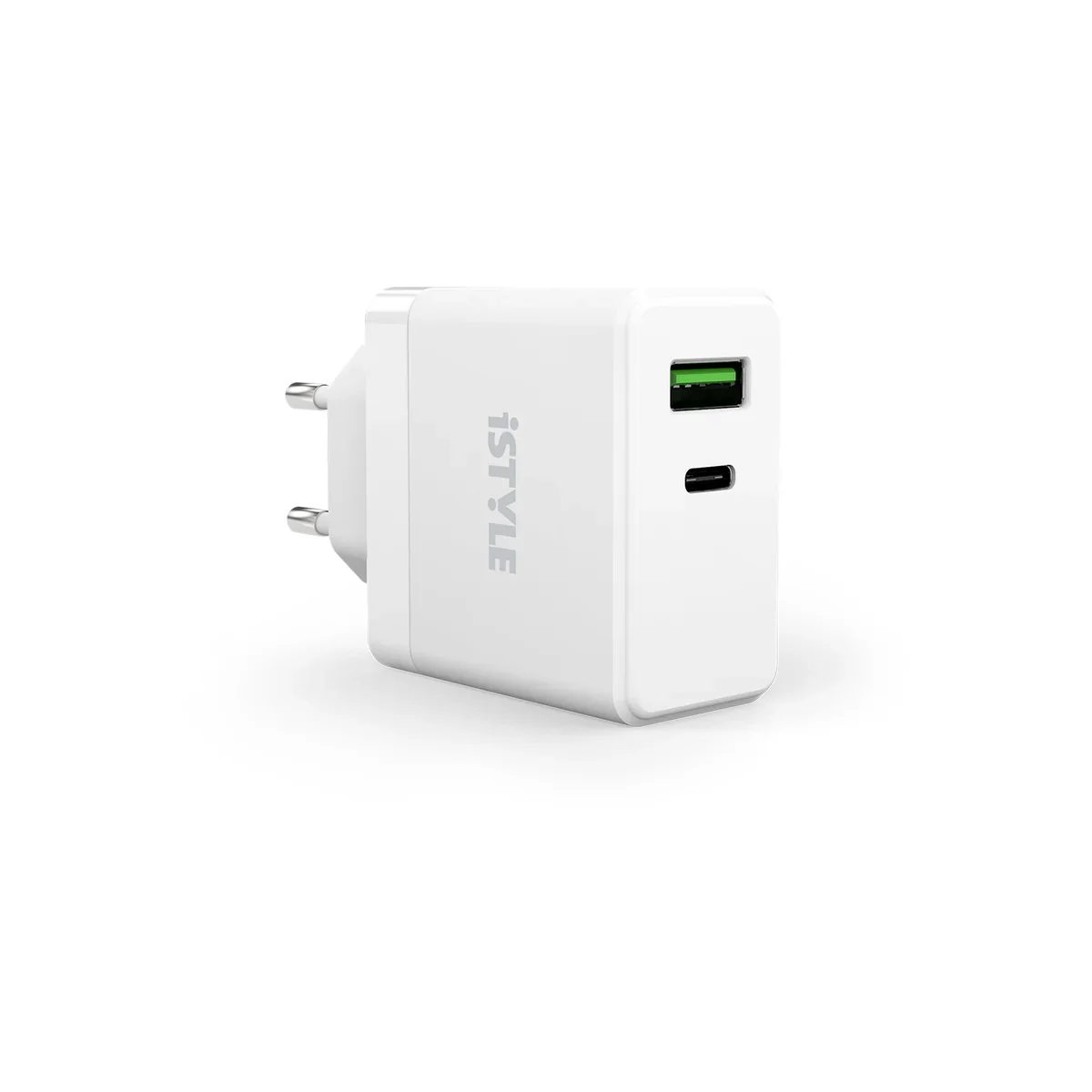 Adaptor priza iSTYLE 65W GaN Charger, Alb