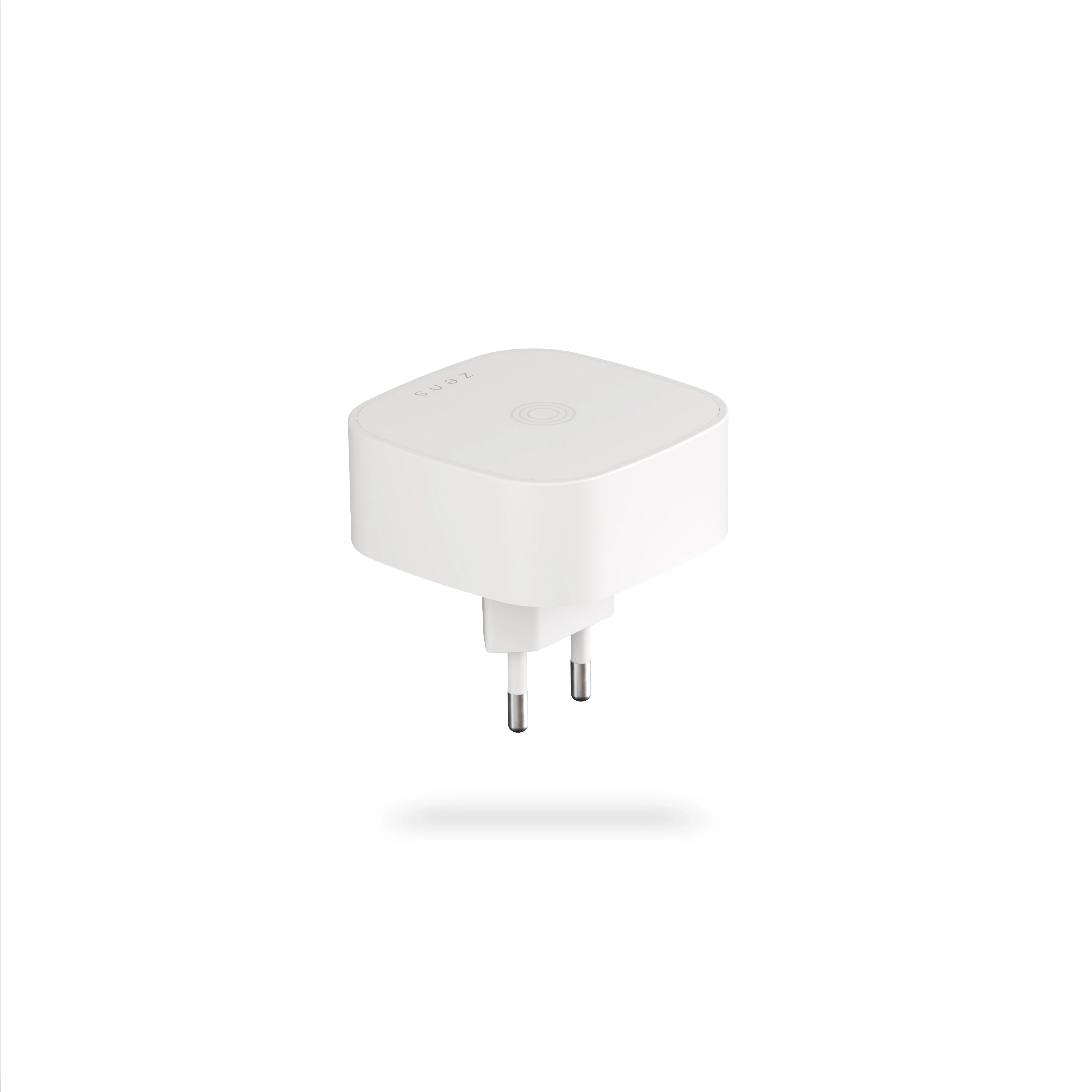 Adaptor priza ZENS cu incarcare wireless, Alb - Image 3