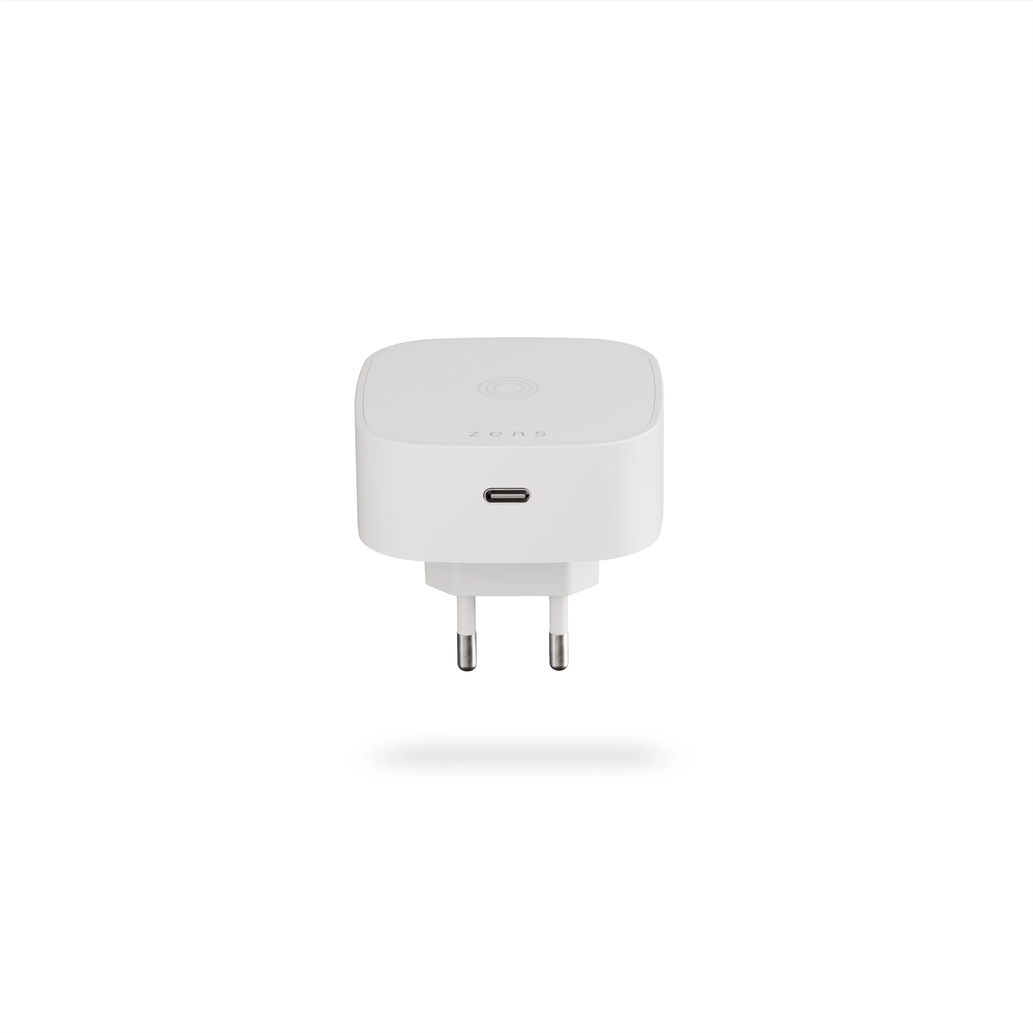 Adaptor priza ZENS cu incarcare wireless, Alb - Image 4